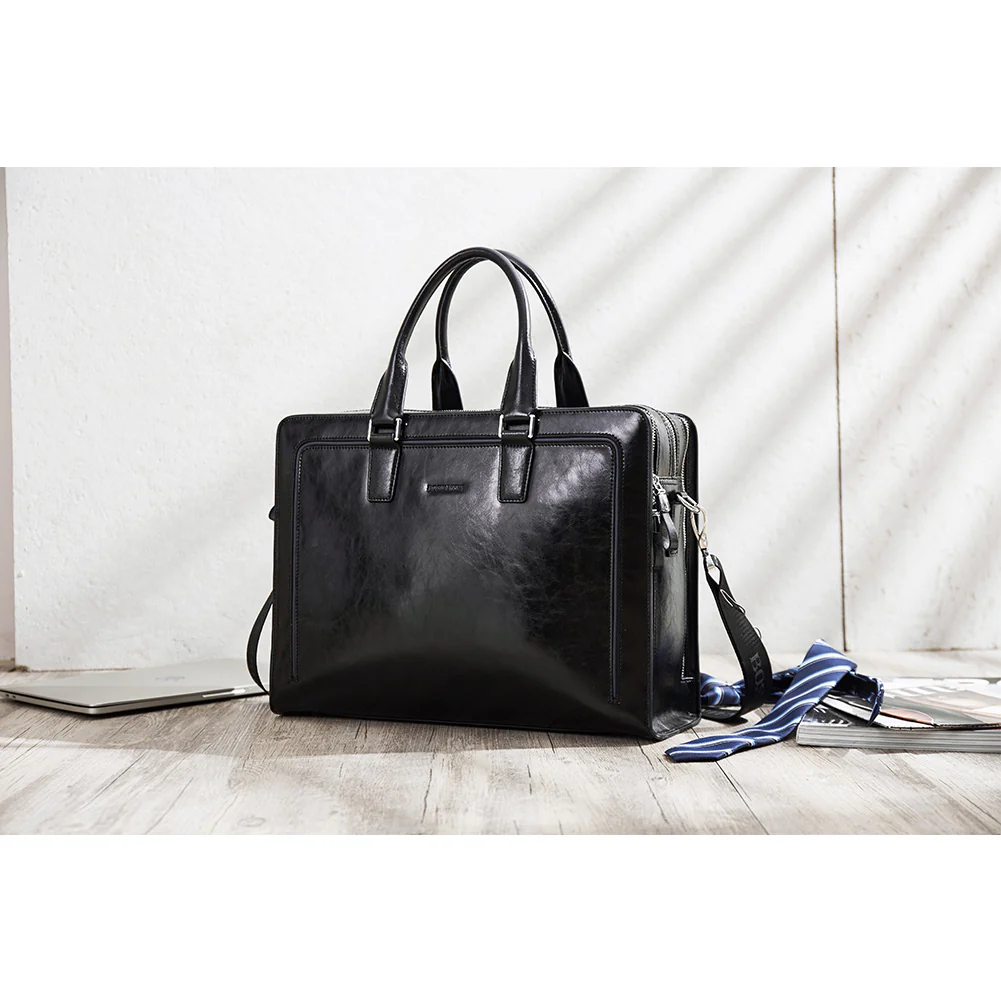 Carol Designer Briefcase For Women — Italian Leather - Image 15