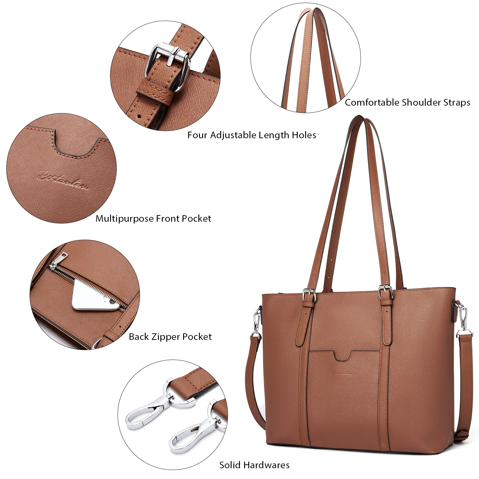 Carol Women Work Tote Bag - 15.6'' Laptop - Image 3