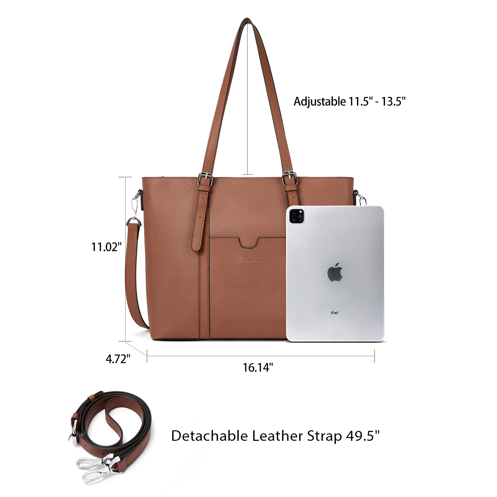 Carol Women Work Tote Bag - 15.6'' Laptop - Image 4
