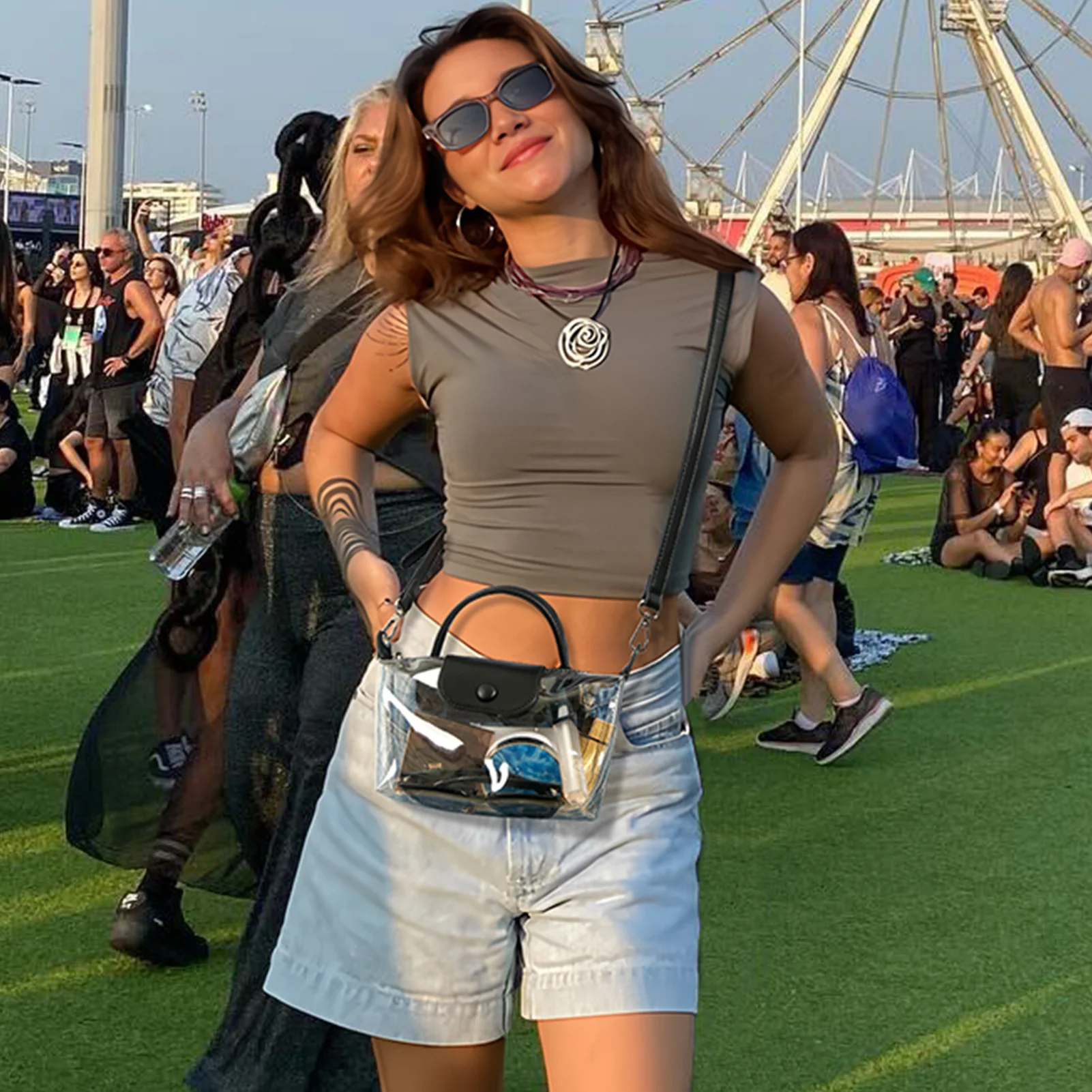 Clear Stadium Approved Crossbody Handbags For Concerts Sports Events - Image 9