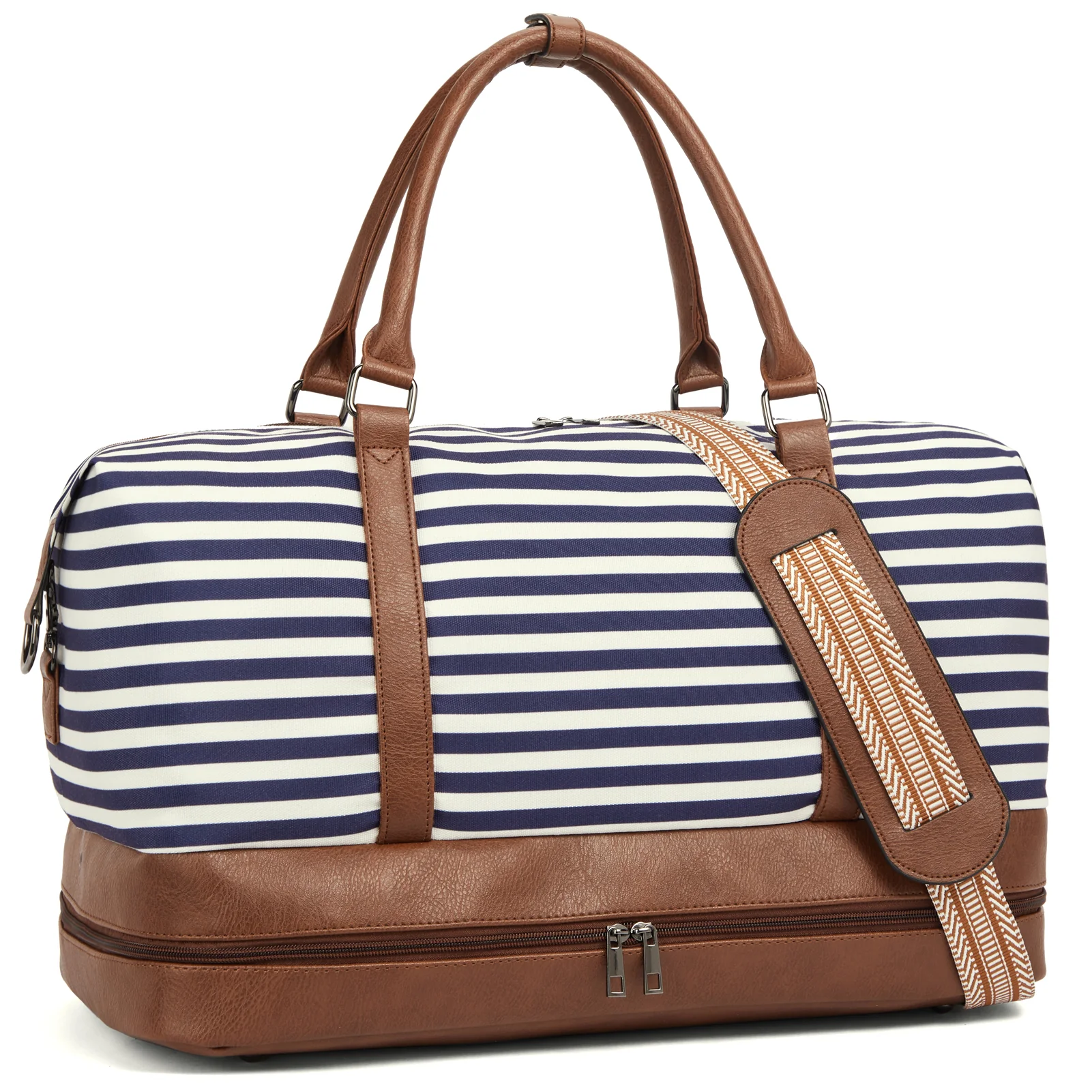 Zenobe Canvas Weekender Bag for Women - Image 24