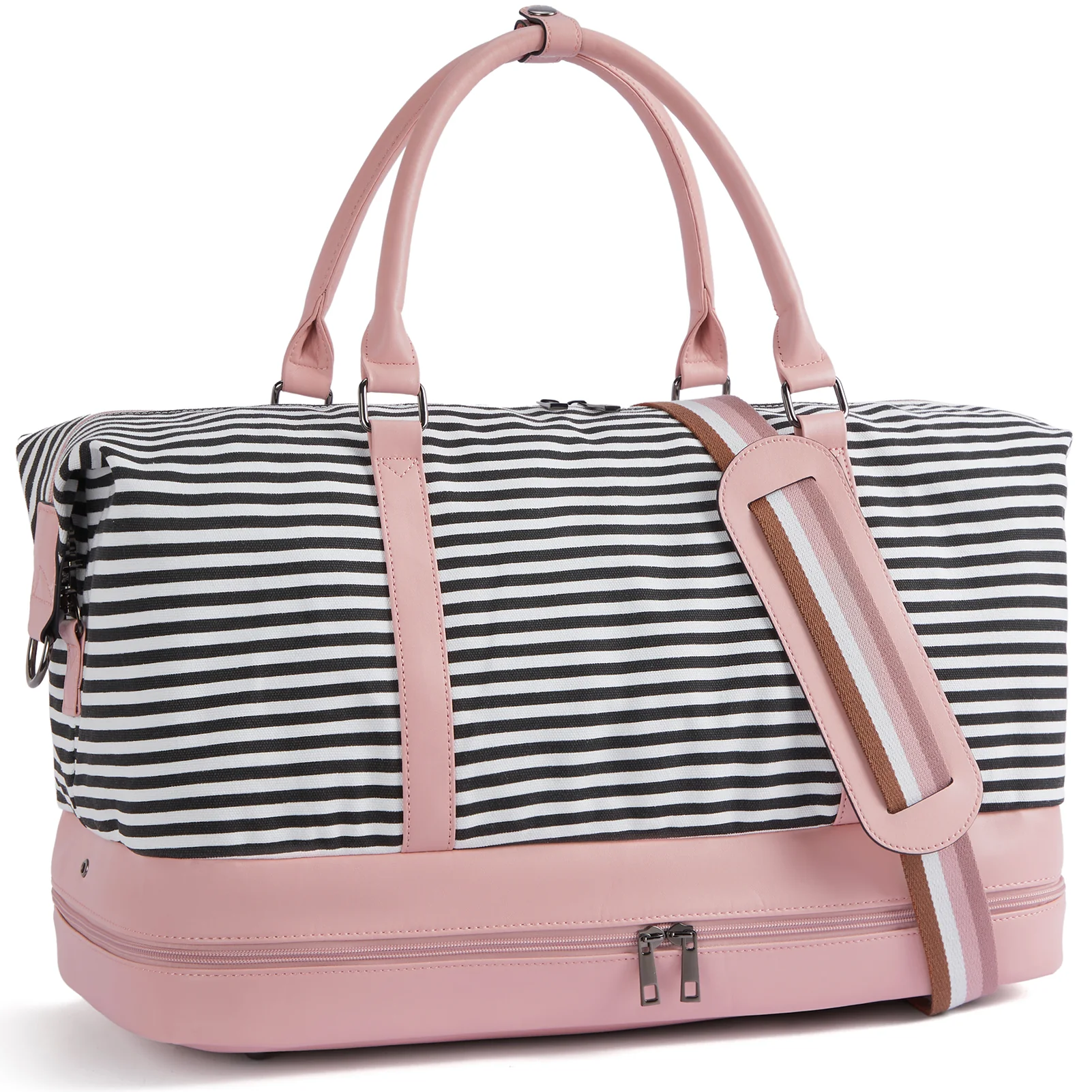 Zenobe Canvas Weekender Bag for Women - Image 45