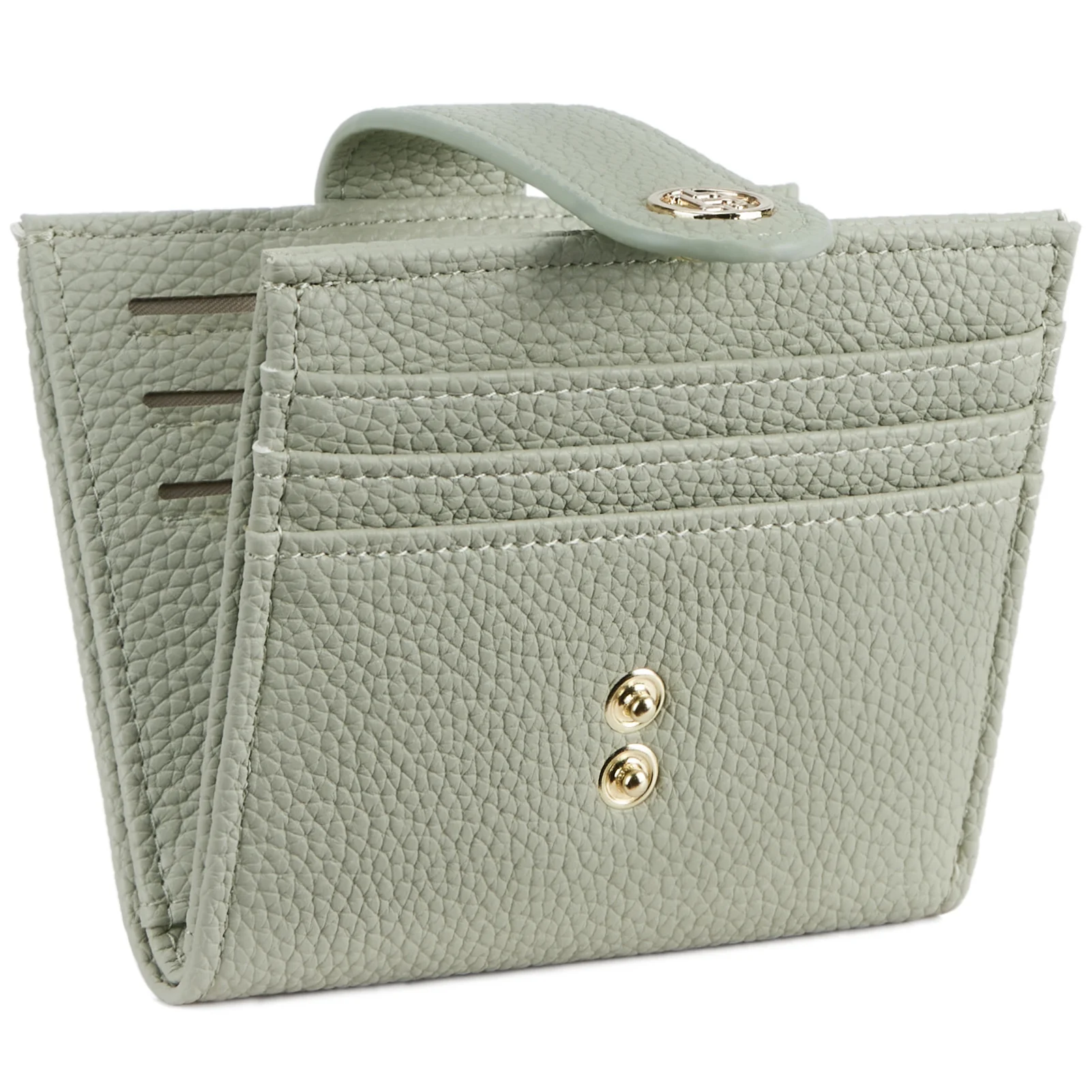 Lomy Slim Bifold Wallet – RFID Card Holder with Double Snap Closure - Image 43