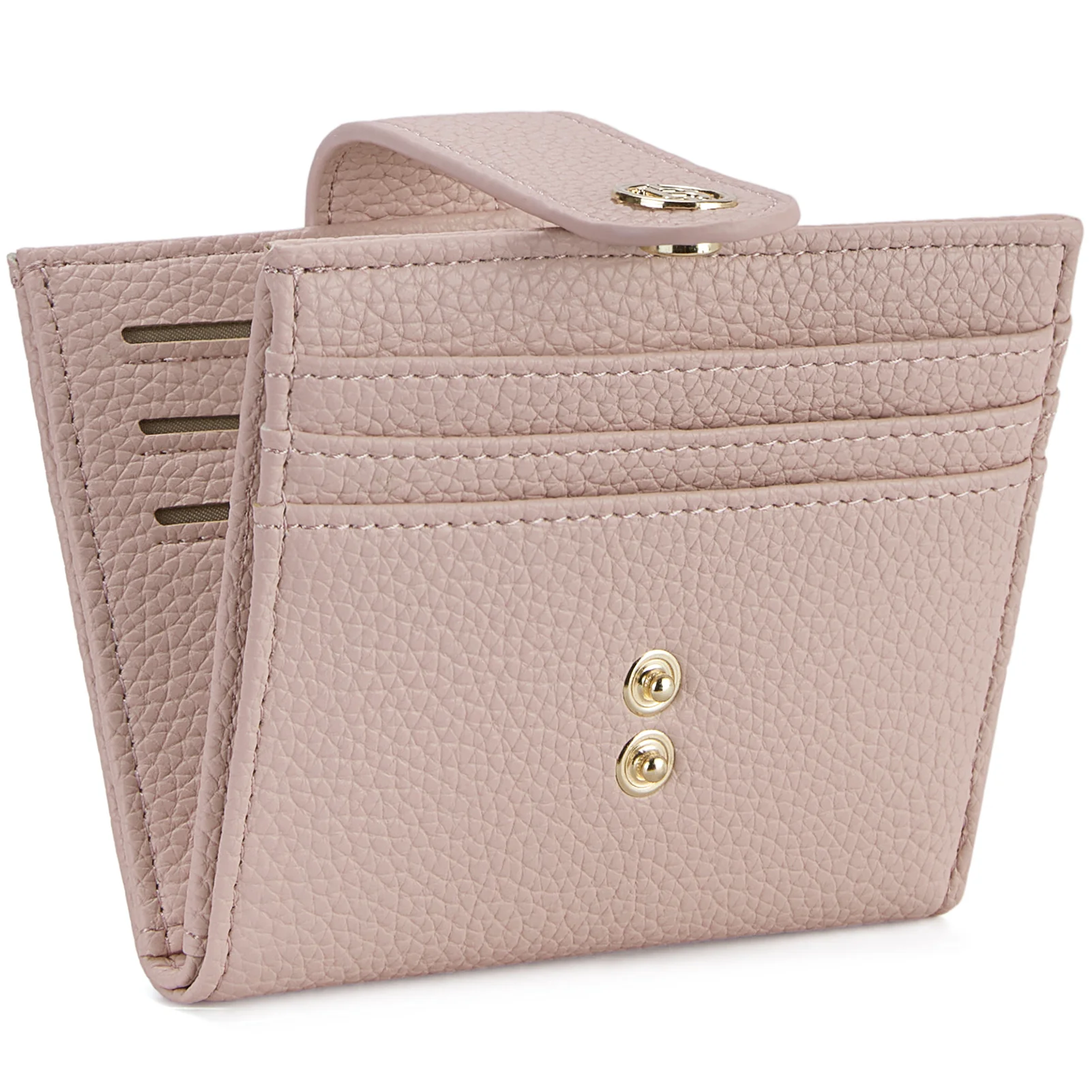 Lomy Slim Bifold Wallet – RFID Card Holder with Double Snap Closure - Image 51