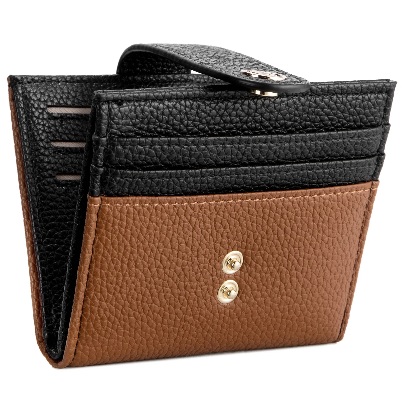 Lomy Slim Bifold Wallet – RFID Card Holder with Double Snap Closure - Image 8