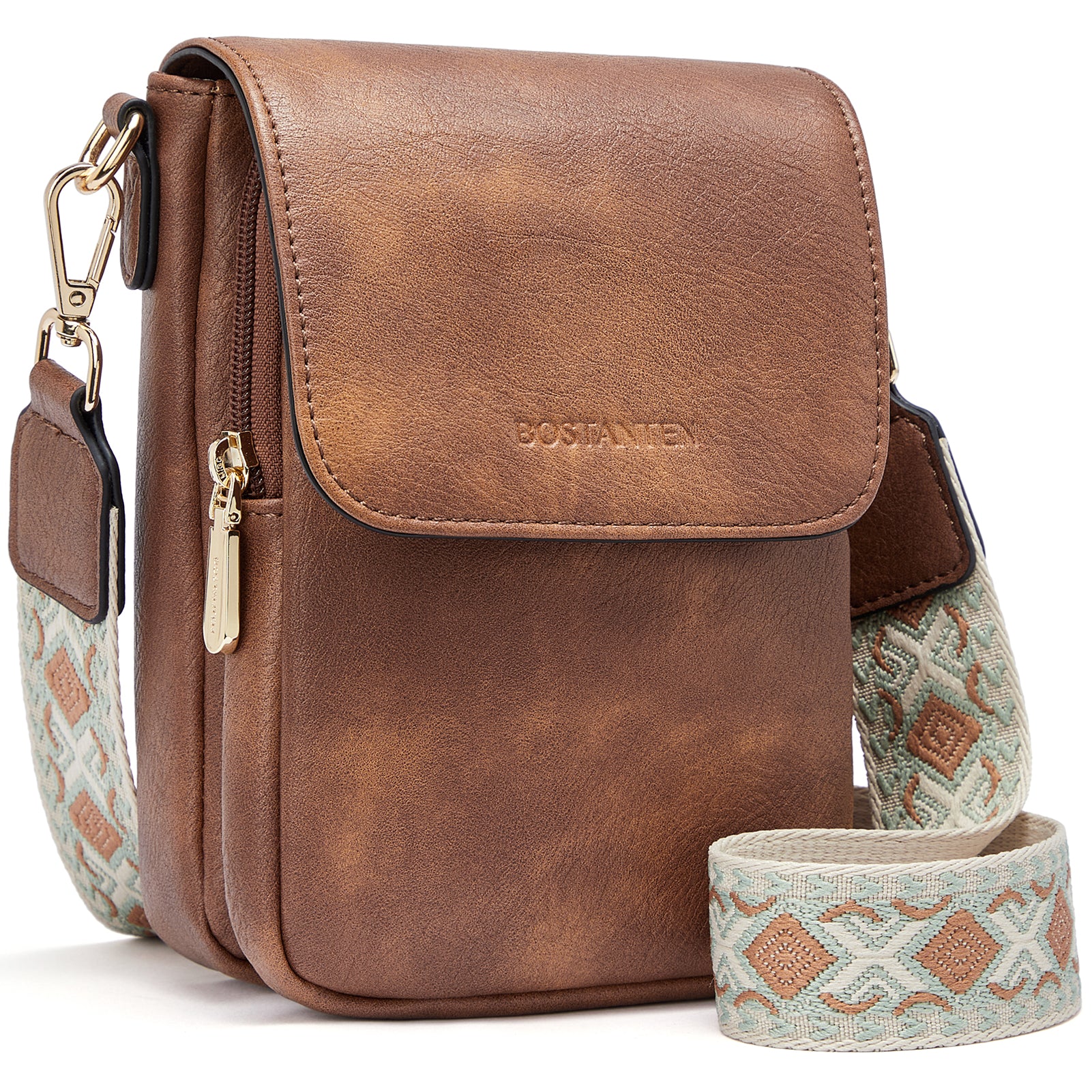 Phone Crossbody Bag –  Diamond Pattern Strap - Image 15