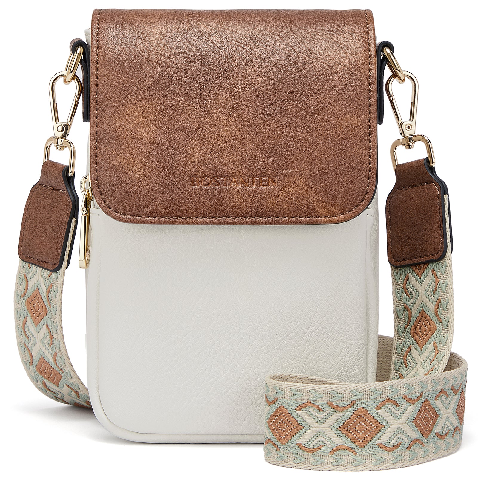Phone Crossbody Bag –  Diamond Pattern Strap - Image 3