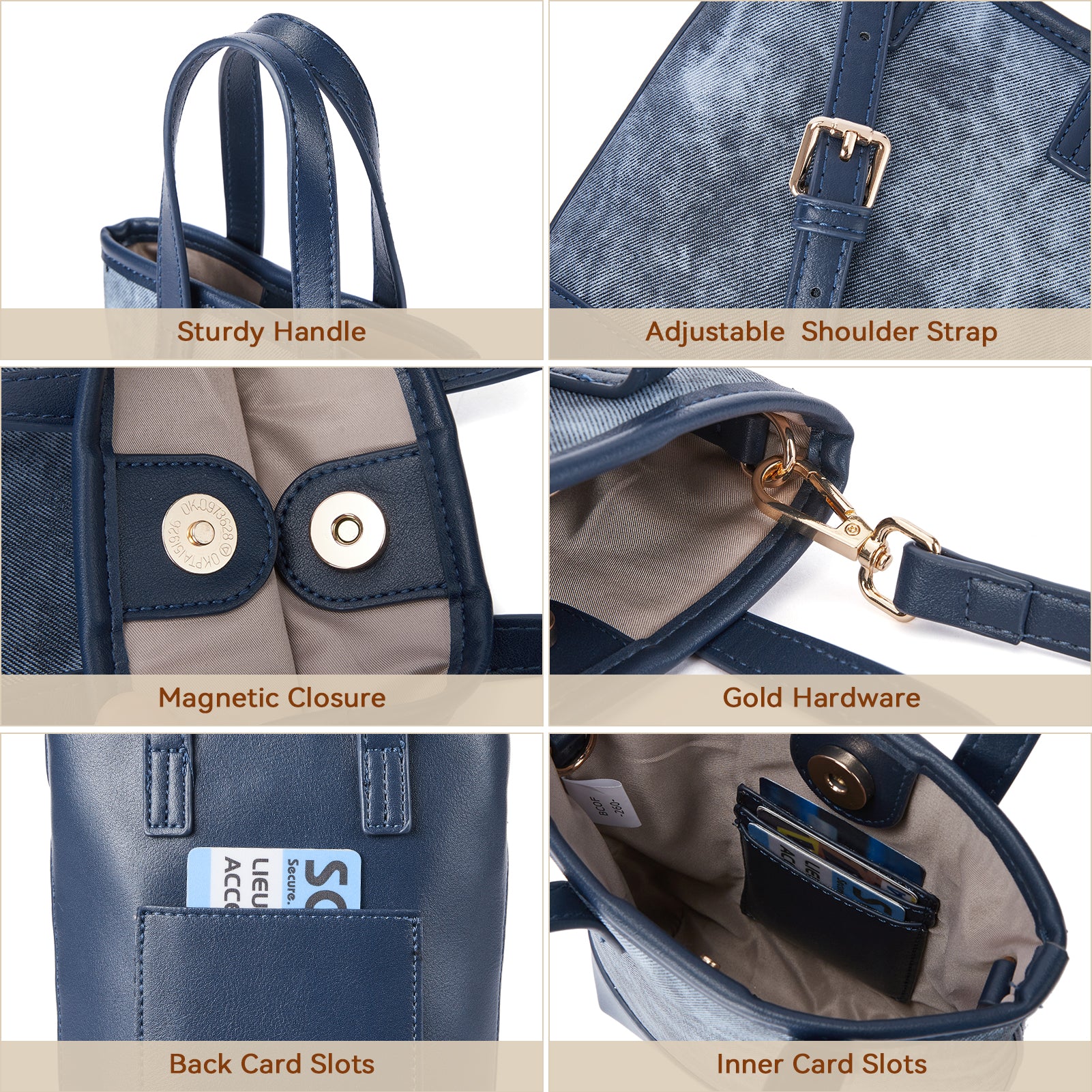 Evelyn Trendy Phone Crossbody Bag - Built in Card Slots - Image 35