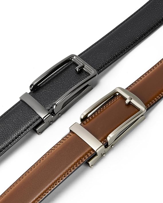 Double Up on Style with Our Two-Pack Leather Belt —Skeleton - Image 10