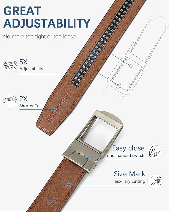 Double Up on Style with Our Two-Pack Leather Belt —Skeleton - Image 7