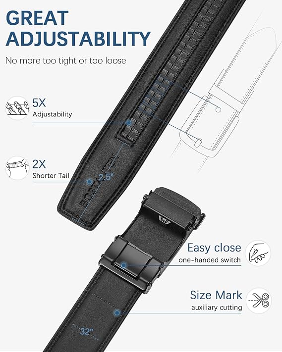 Double Up on Style with Our Two-Pack Leather Belt —Skeleton - Image 8