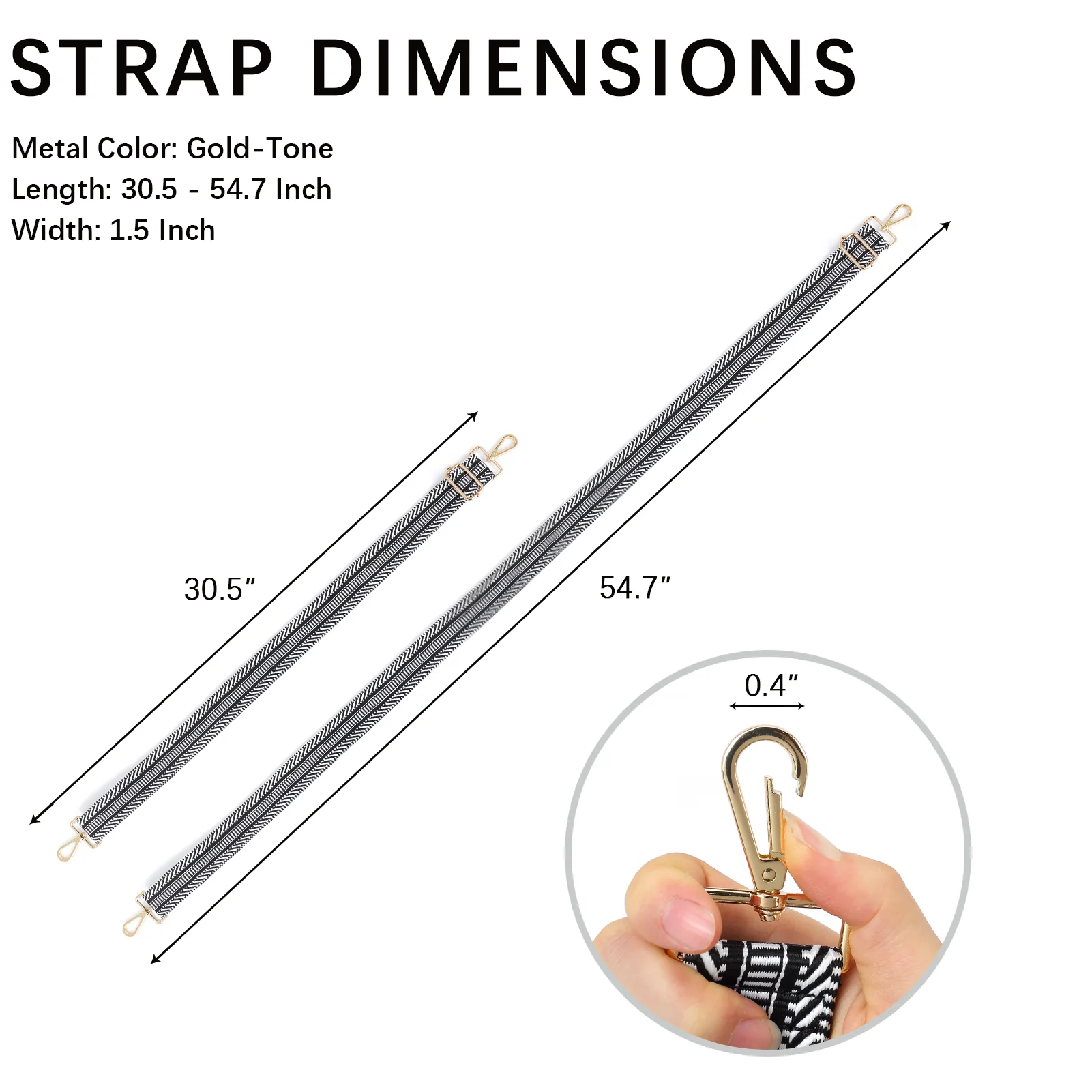 Fashionable and Detachable Wide Shoulder Strap - Image 12