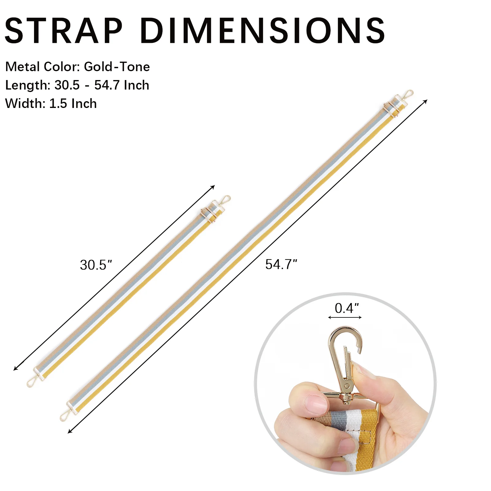 Fashionable and Detachable Wide Shoulder Strap - Image 20