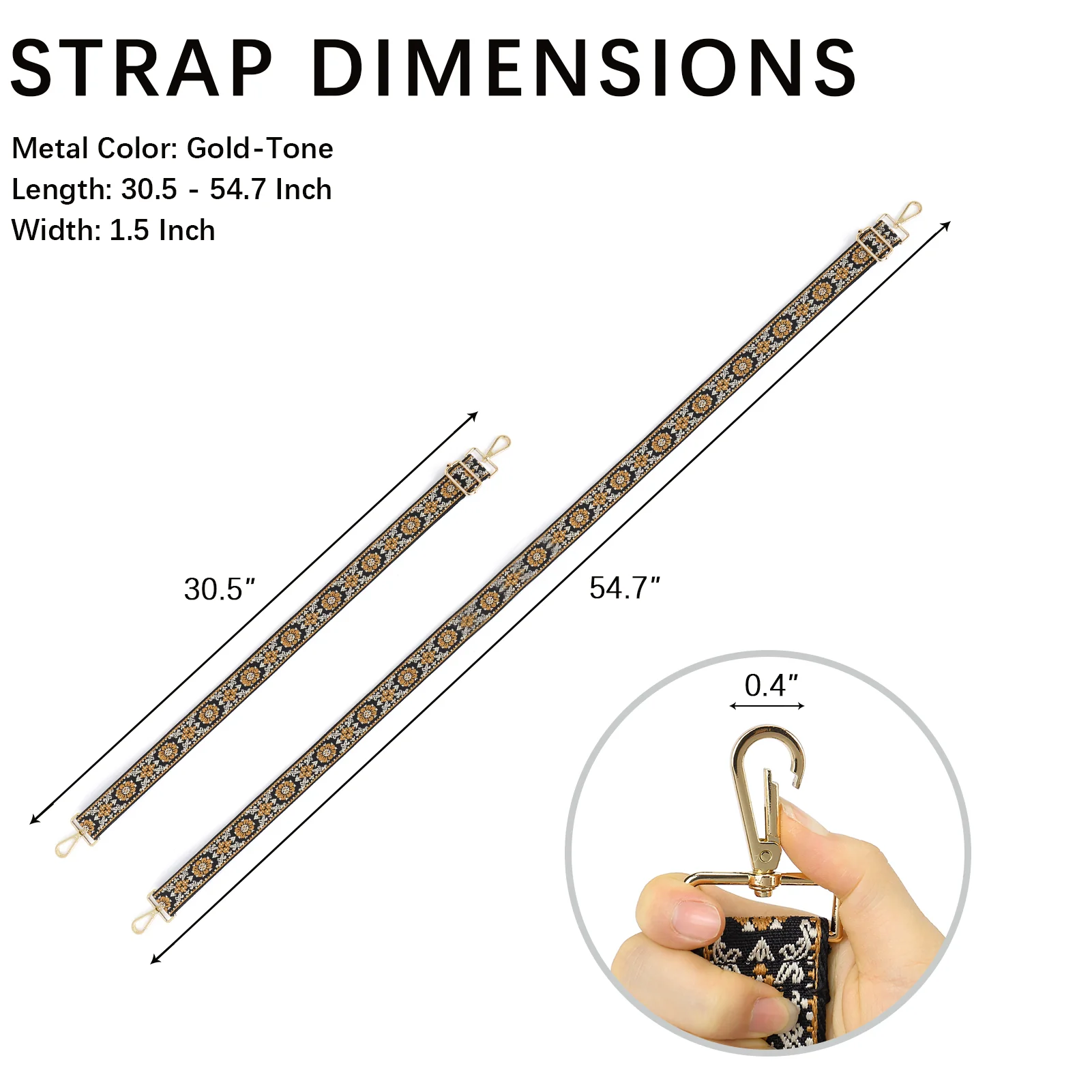 Fashionable and Detachable Wide Shoulder Strap - Image 28