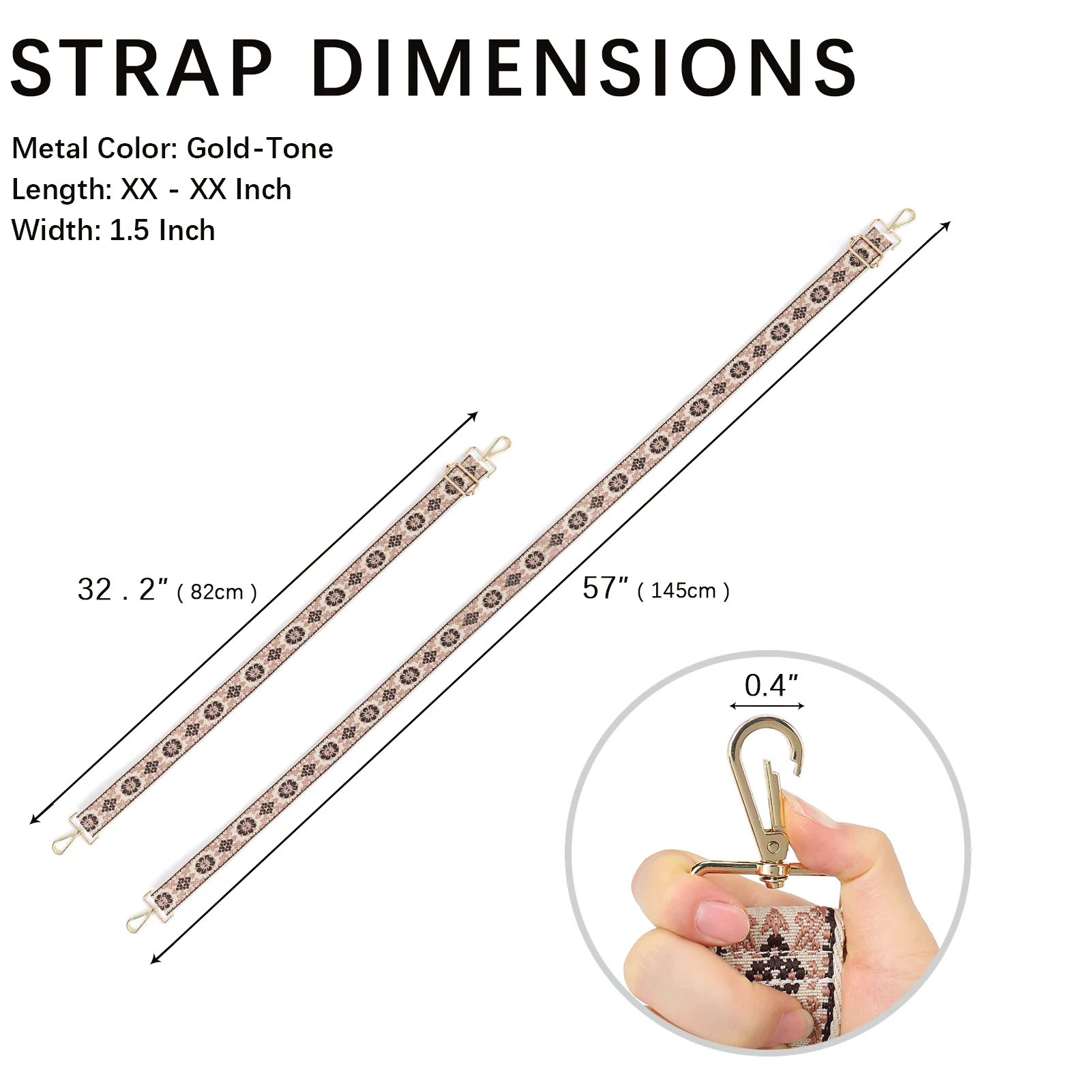 Fashionable and Detachable Wide Shoulder Strap - Image 36