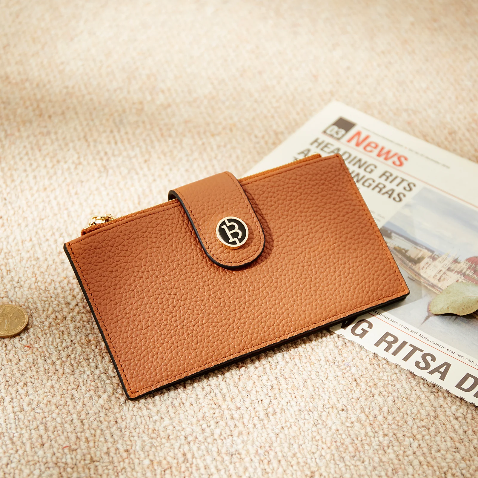 Lomy Leather Slim Wallet — Bifold Purse - Image 19
