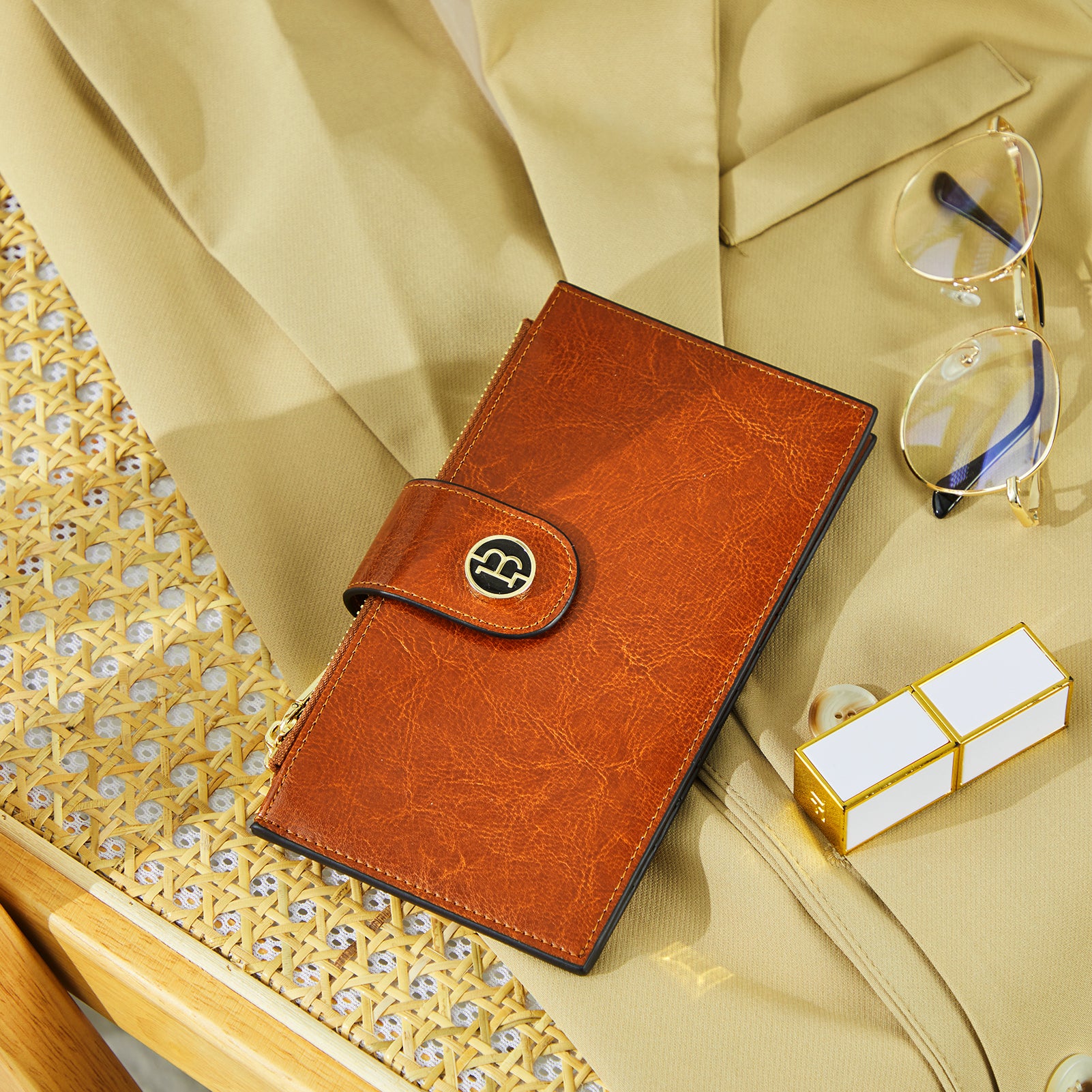 Lomy Leather Slim Wallet — Bifold Purse - Image 43