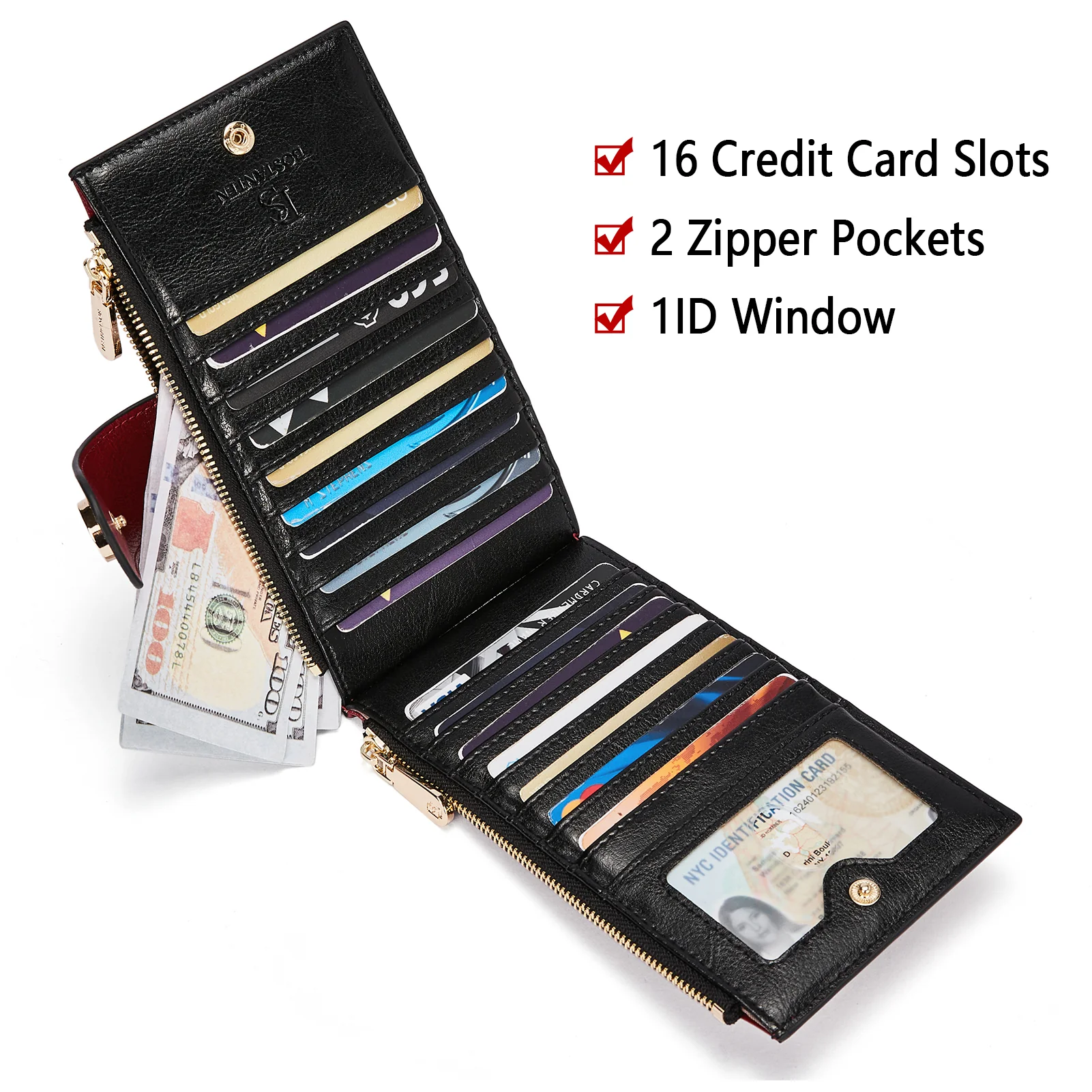 Lomy Leather Slim Wallet — Bifold Purse - Image 85