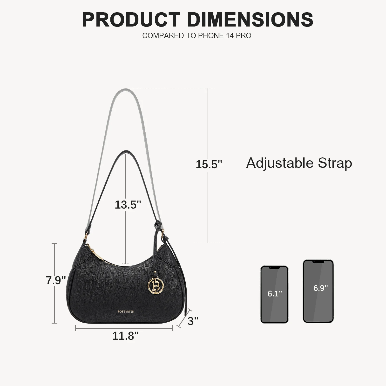 KWELI Trendy Crescent Women Shoulder Bag - Image 11