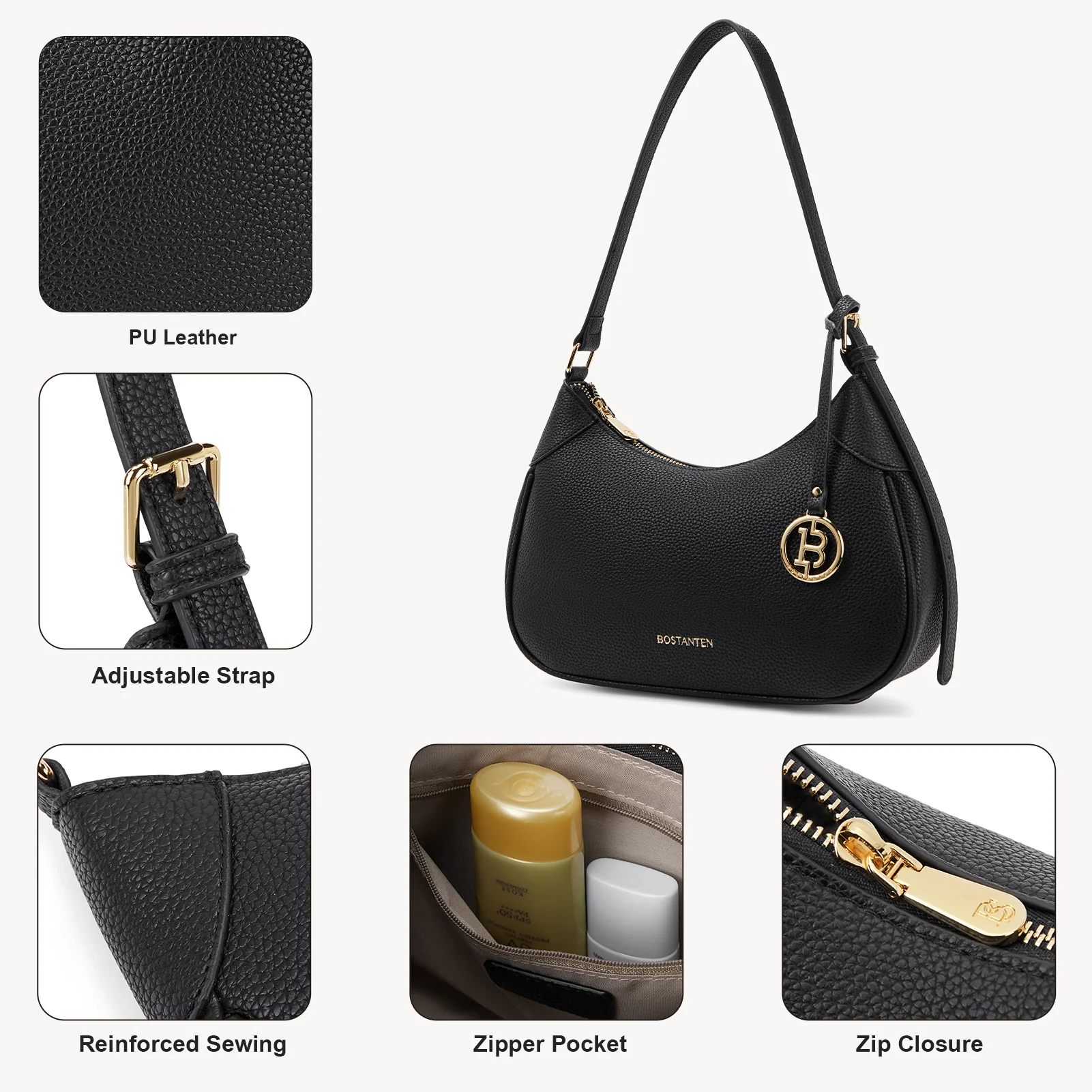 KWELI Trendy Crescent Women Shoulder Bag - Image 13