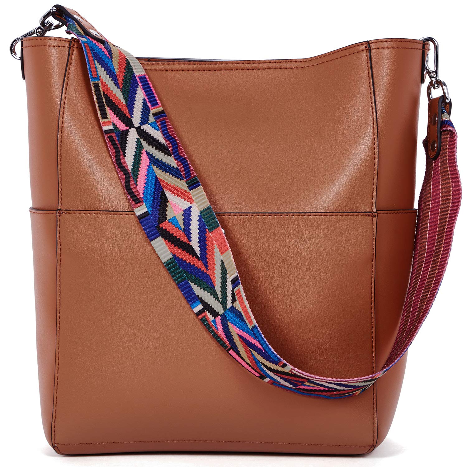 Bucket Bag for Women Vegan Leather | With 2 Shoulder Straps - Image 8