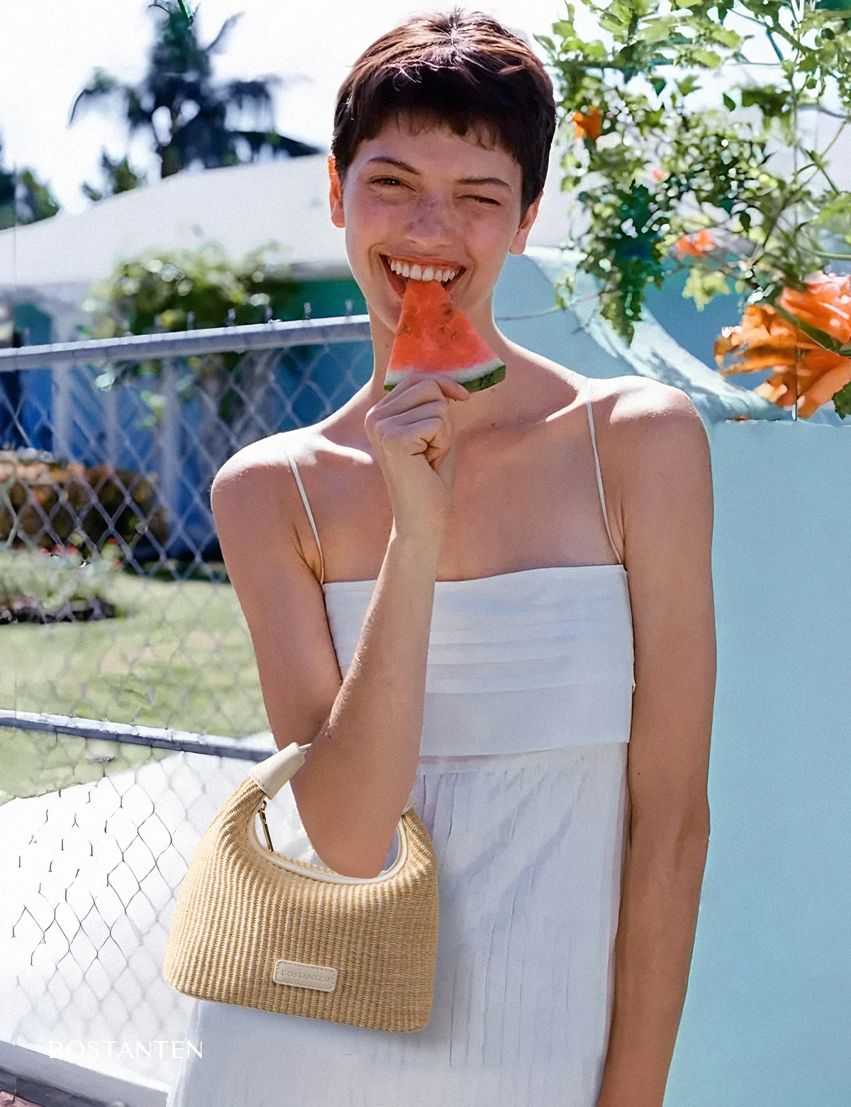 Cruze Raffia Clutch & Crossbody Bag – Convertible DIY Belt - Image 15