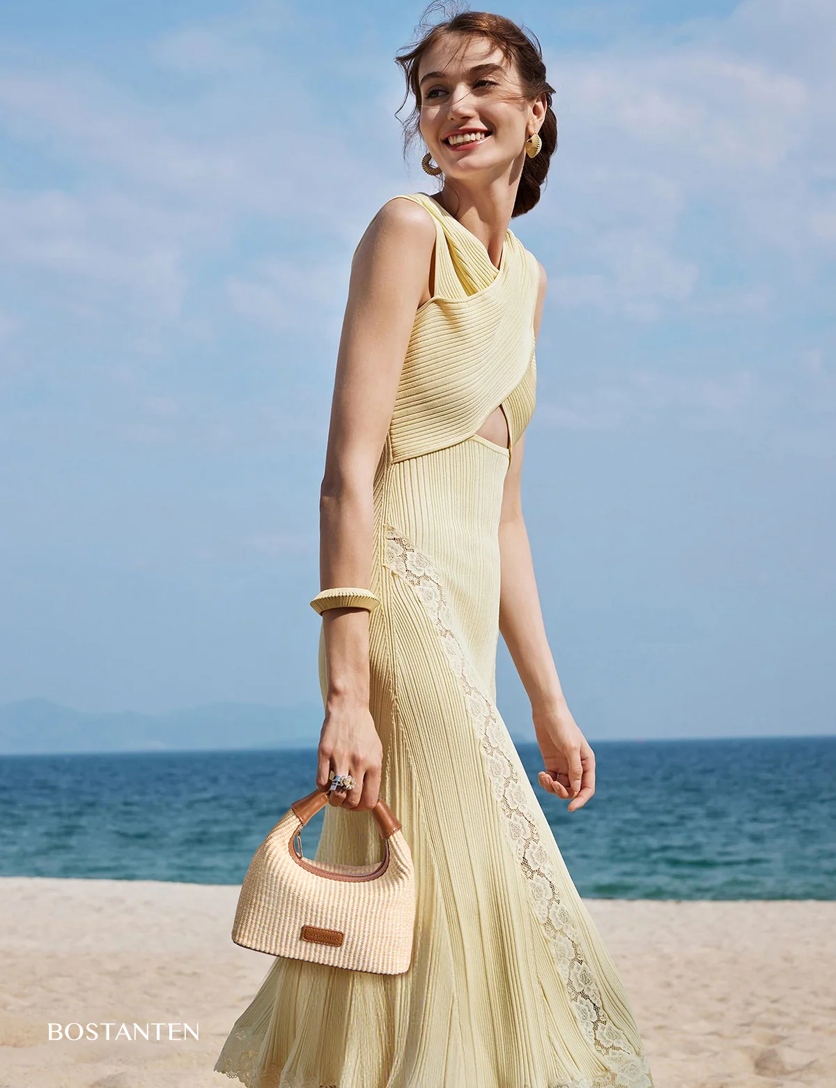 Cruze Raffia Clutch & Crossbody Bag – Convertible DIY Belt - Image 2