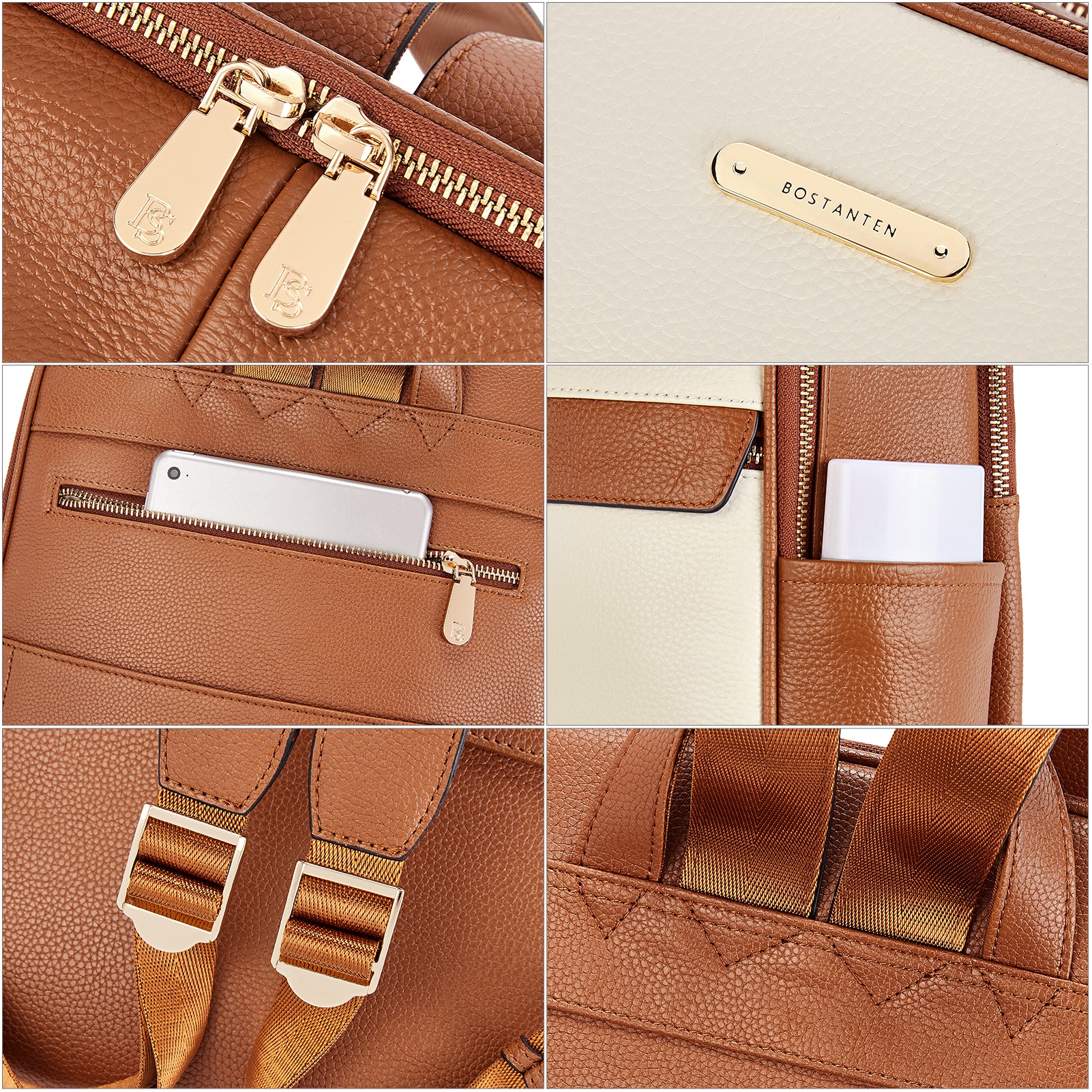 Laptop Backpack for Women - Premium Leather - Image 13