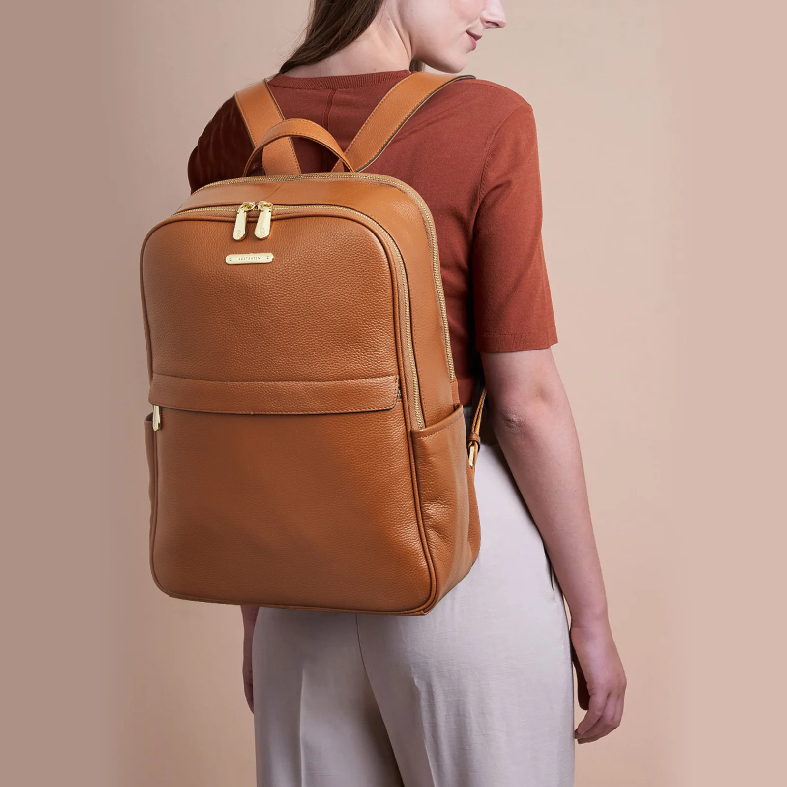 Laptop Backpack for Women - Premium Leather - Image 24