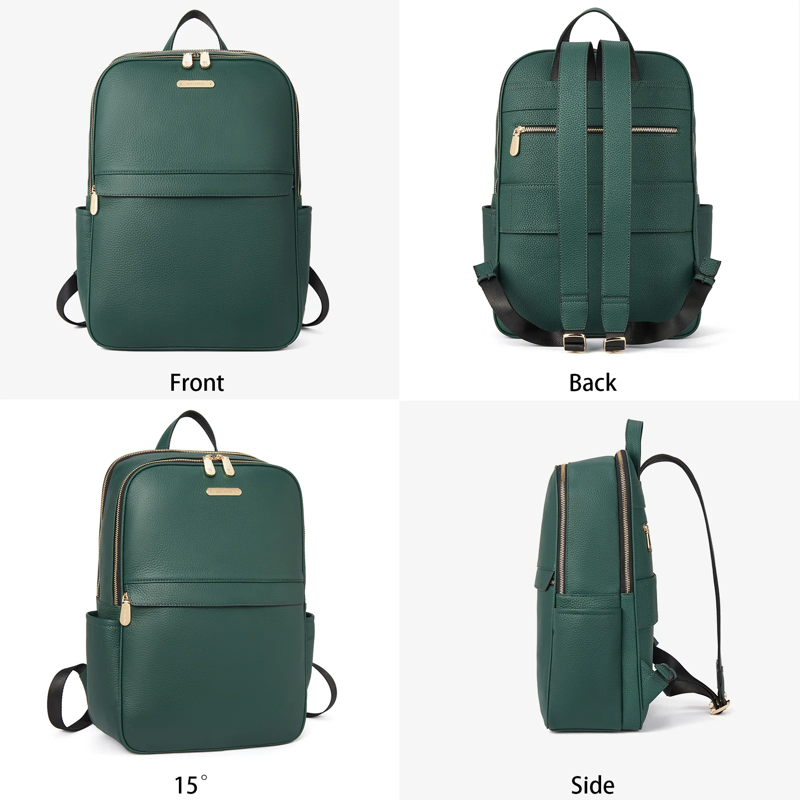 Laptop Backpack for Women - Premium Leather - Image 5