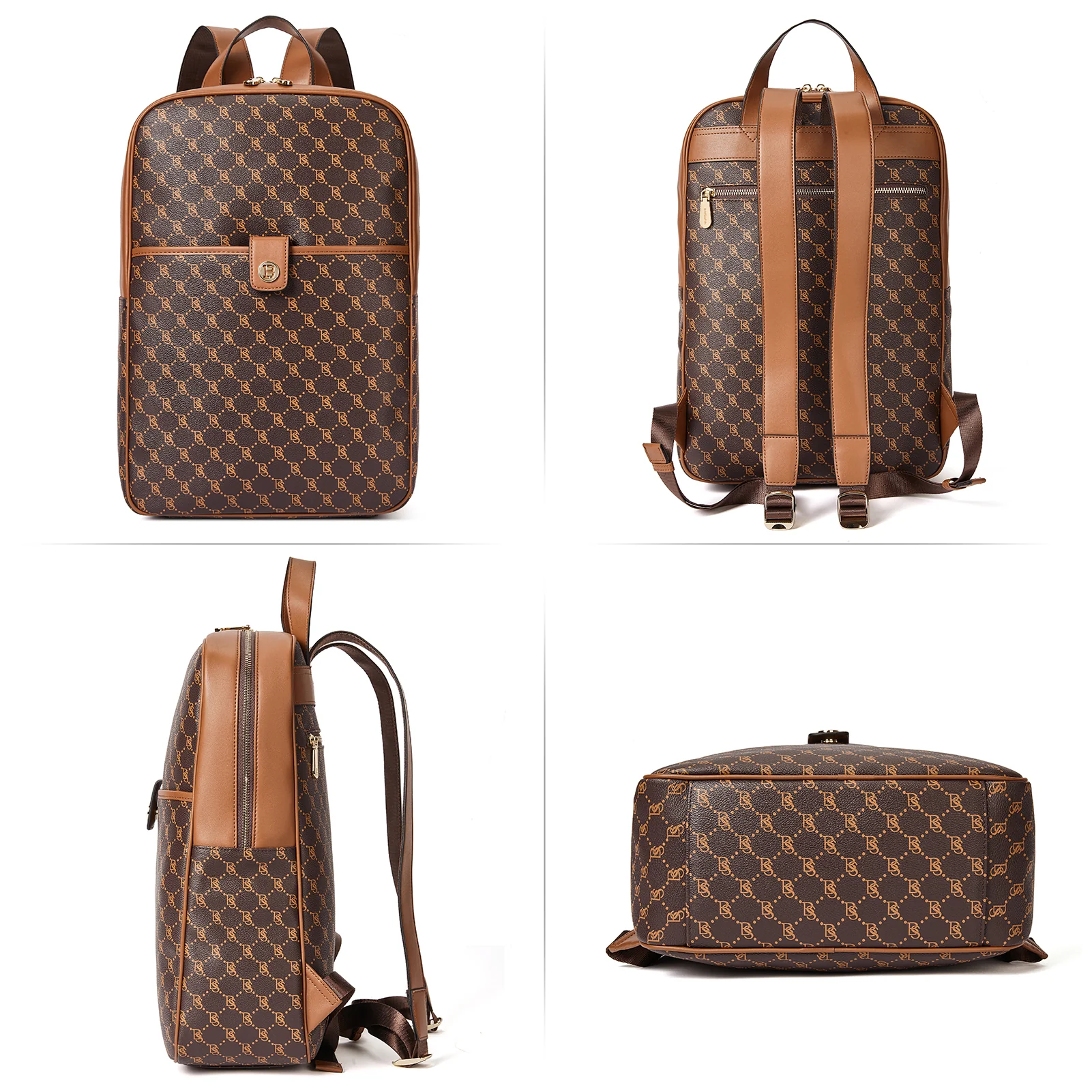 Libe Leather Laptop Backpack for Women  For Travel - Image 14
