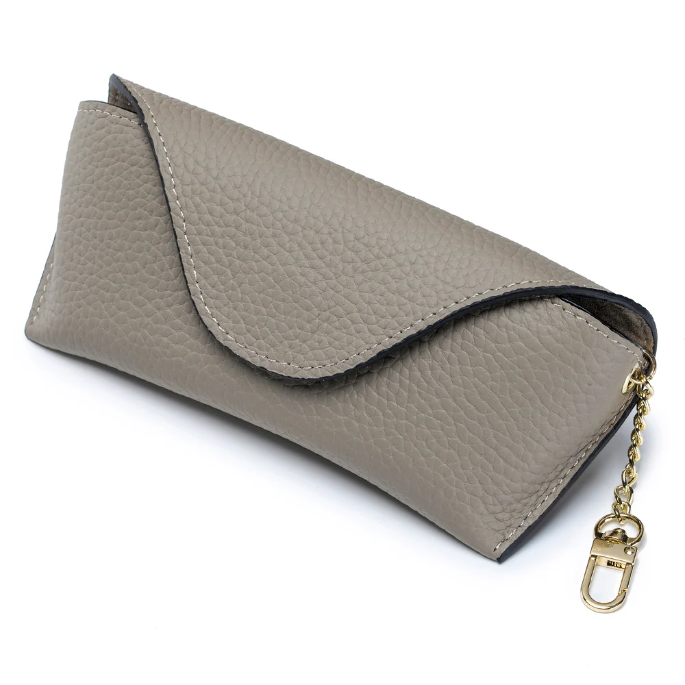 LuxeClip Genuine Leather Glasses Case - Sleek & Portable - Image 14