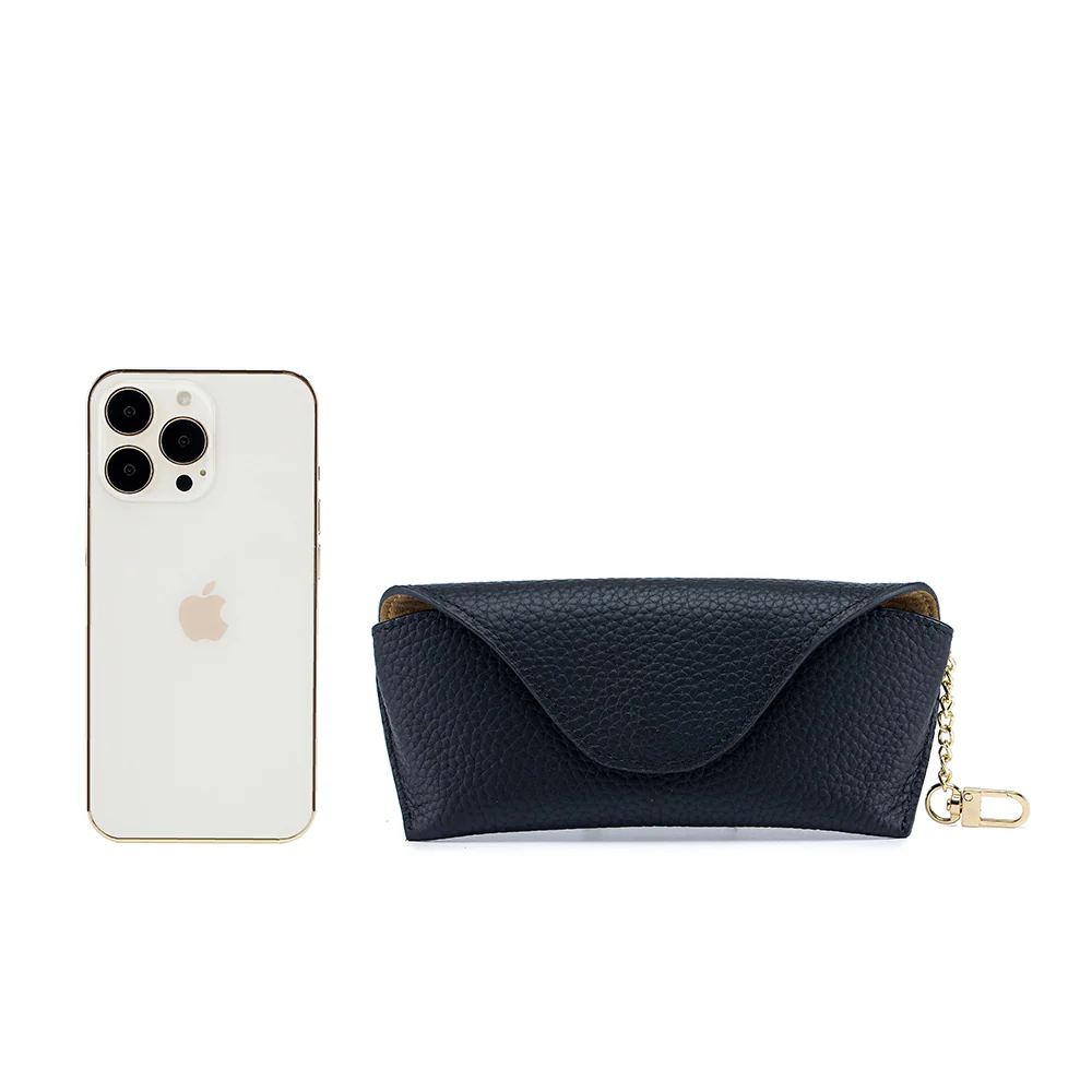 LuxeClip Genuine Leather Glasses Case - Sleek & Portable - Image 15