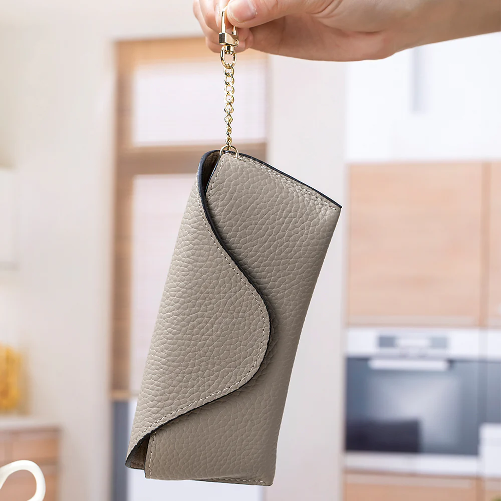 LuxeClip Genuine Leather Glasses Case - Sleek & Portable - Image 17