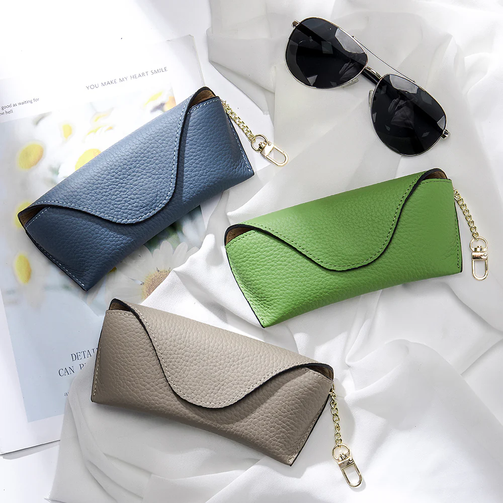 LuxeClip Genuine Leather Glasses Case - Sleek & Portable - Image 18