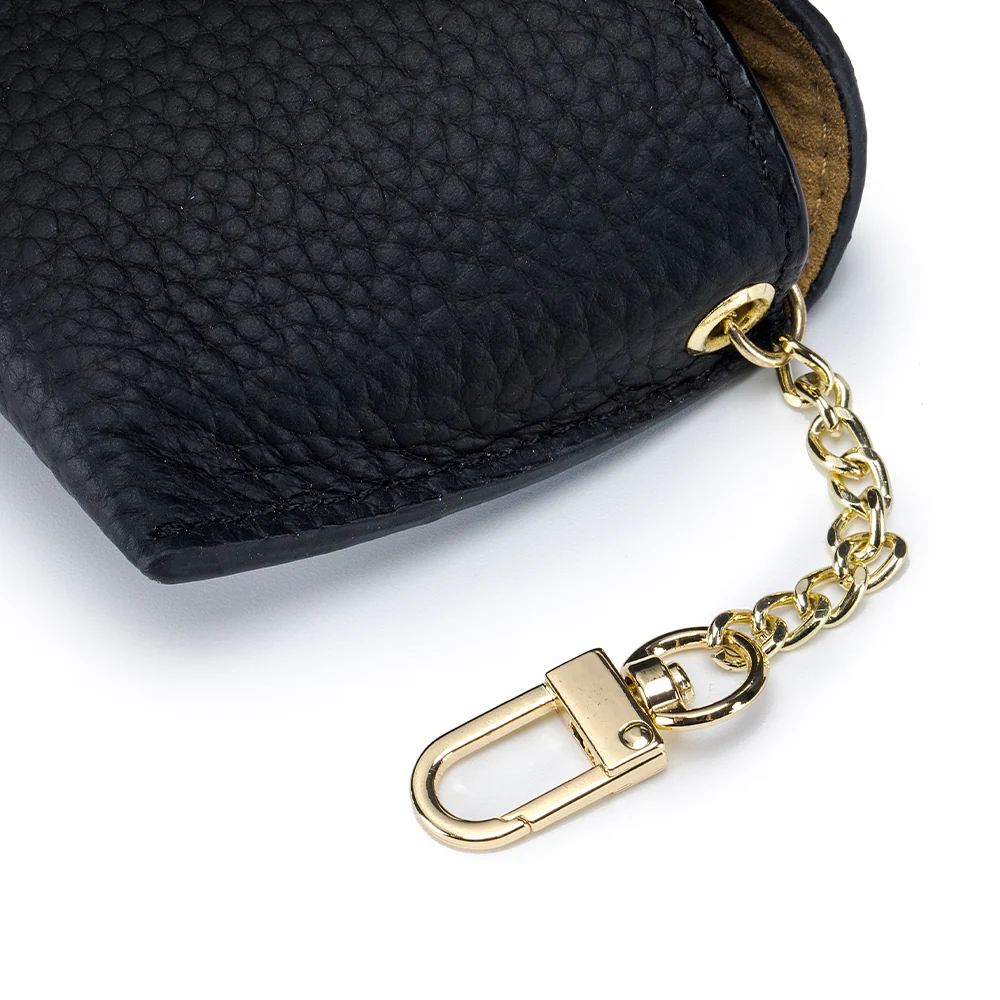 LuxeClip Genuine Leather Glasses Case - Sleek & Portable - Image 5