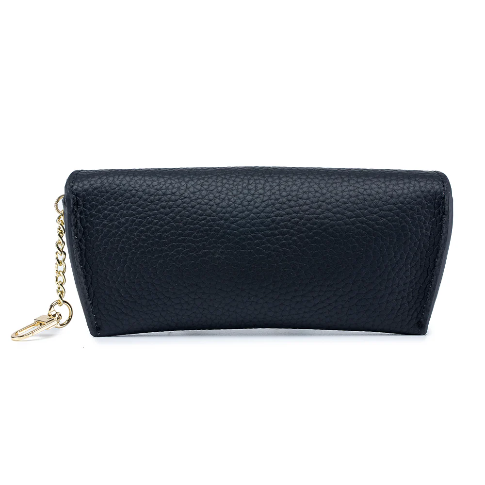 LuxeClip Genuine Leather Glasses Case - Sleek & Portable - Image 8