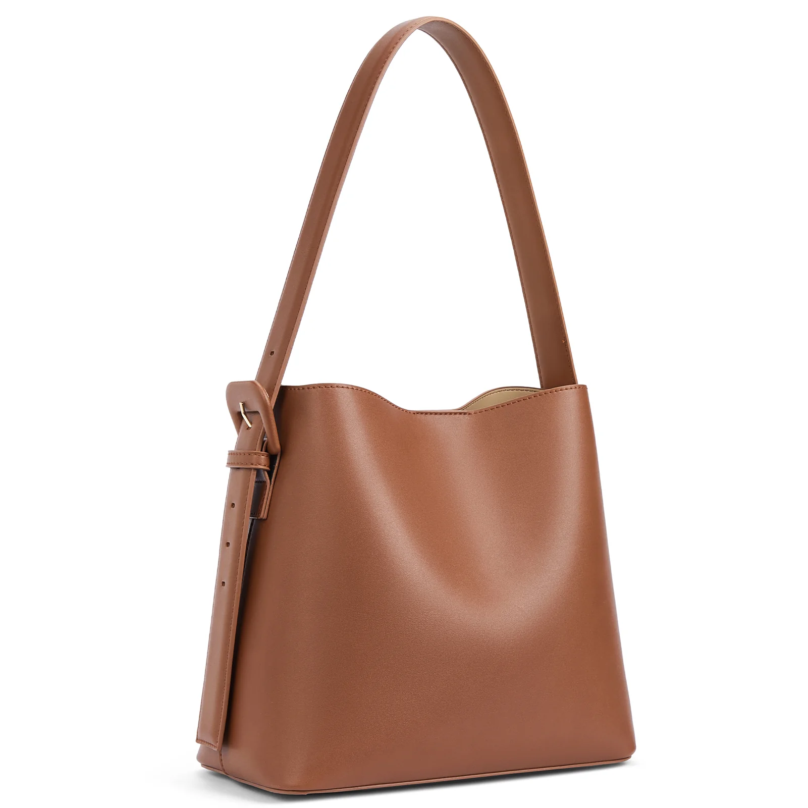 Lotty Soft Leather Chic Bucket Bag - Image 8