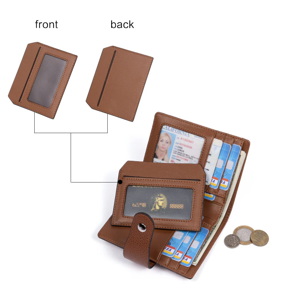 Lnna Hand Tooled Leather Wallet - Genuine Leather - Image 114