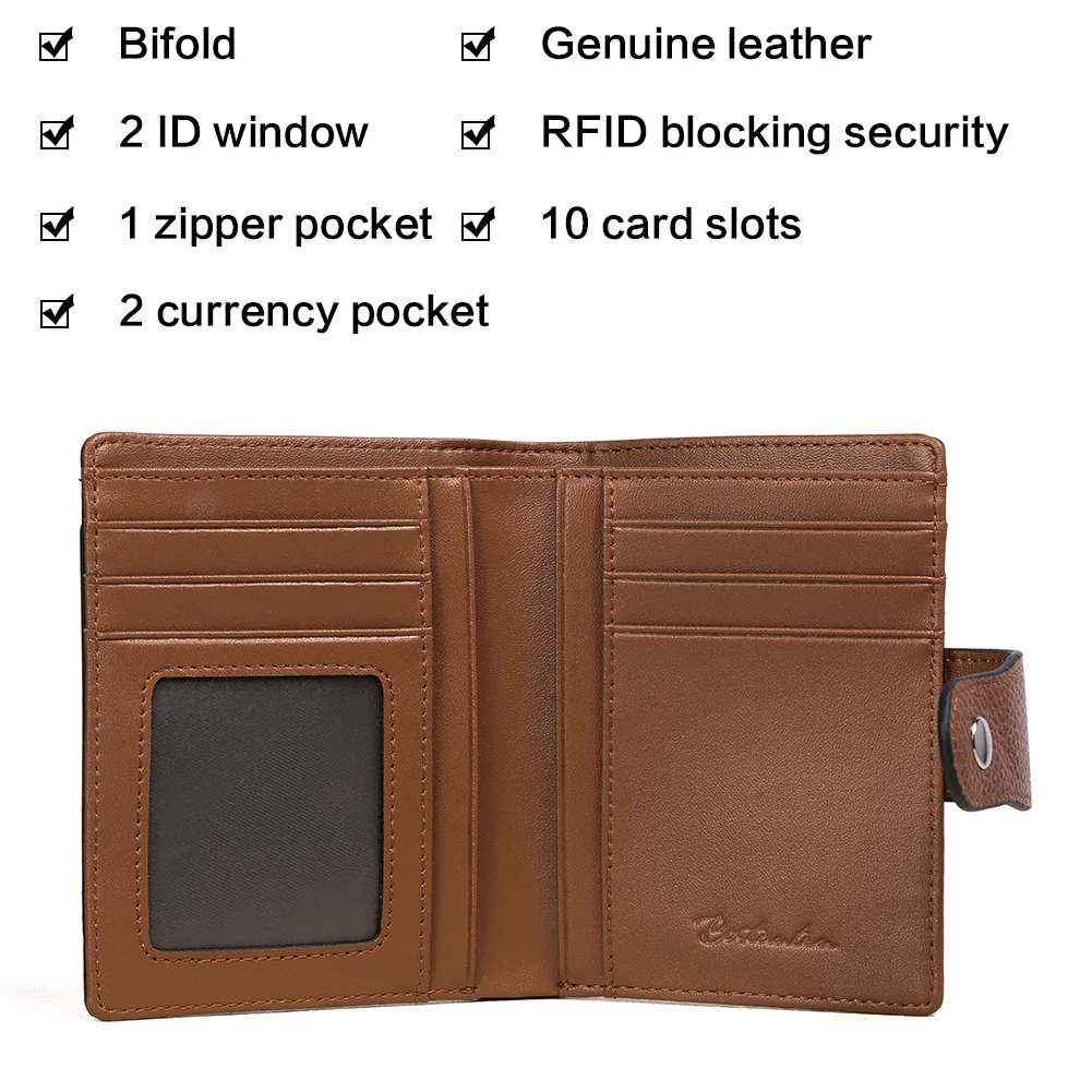 Lnna Hand Tooled Leather Wallet - Genuine Leather - Image 115