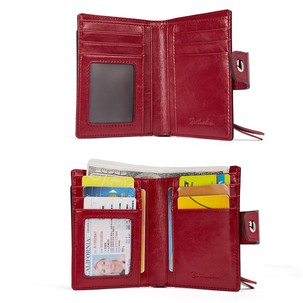 Lnna Hand Tooled Leather Wallet - Genuine Leather - Image 5