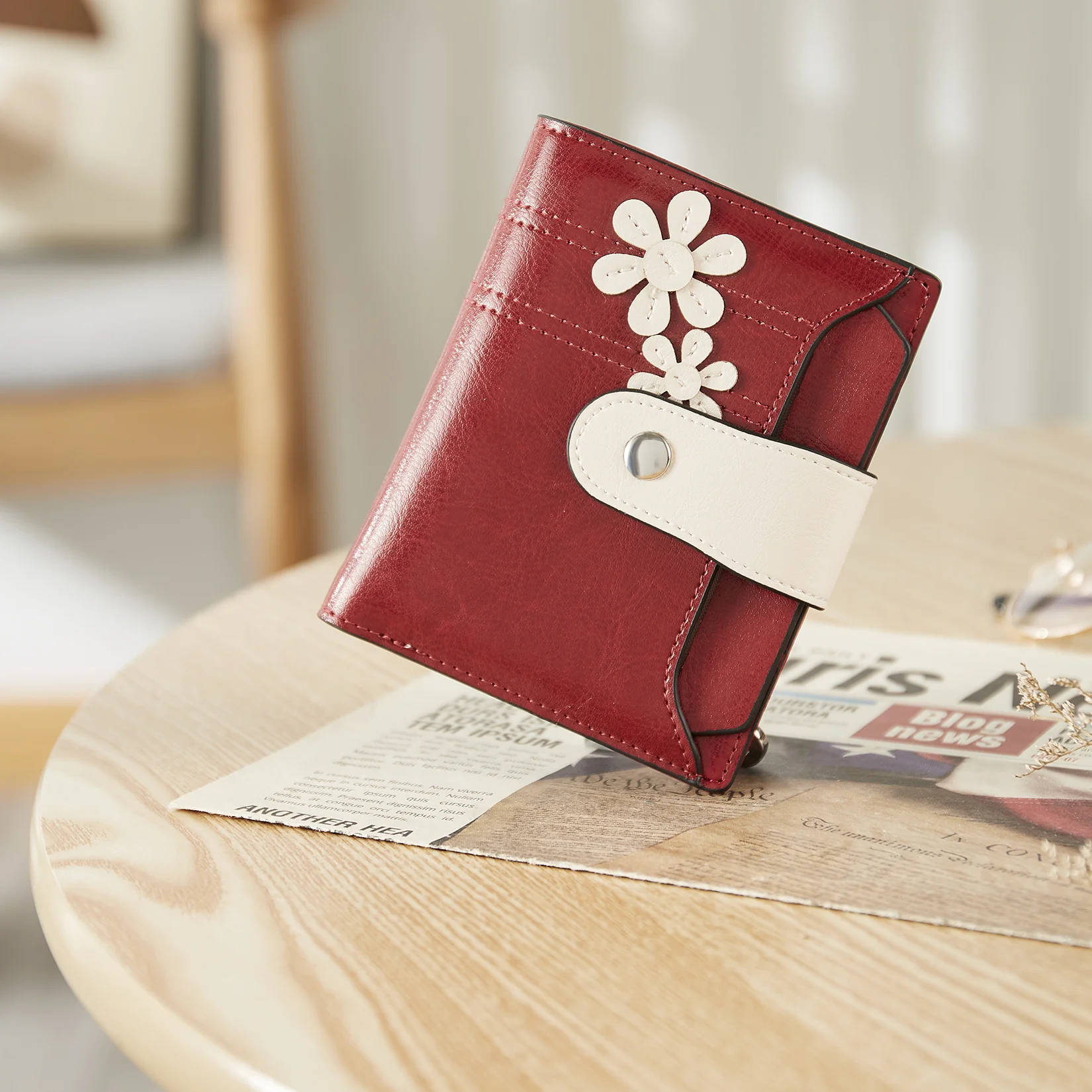 Lnna Hand Tooled Leather Wallet - Genuine Leather - Image 133