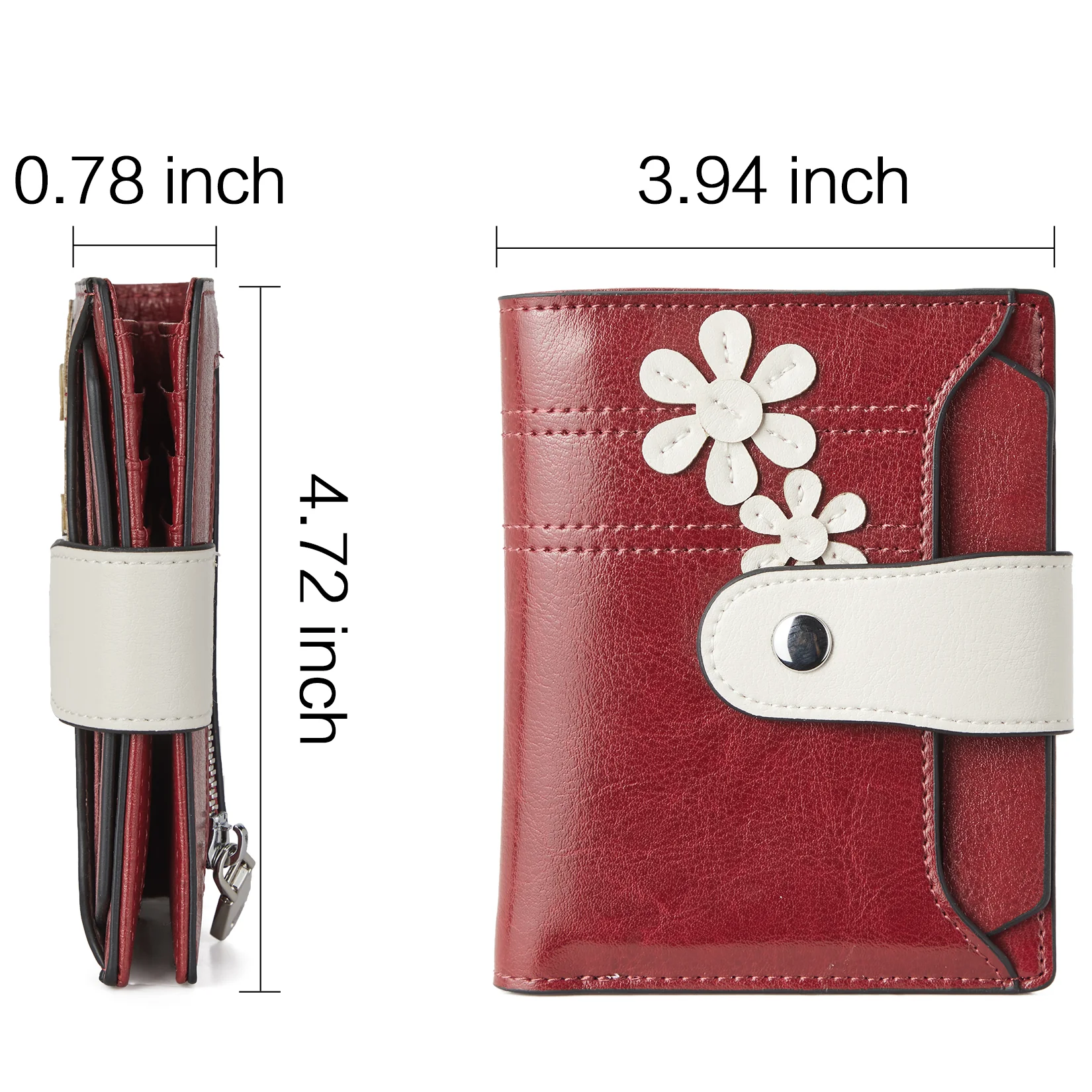 Lnna Hand Tooled Leather Wallet - Genuine Leather - Image 134