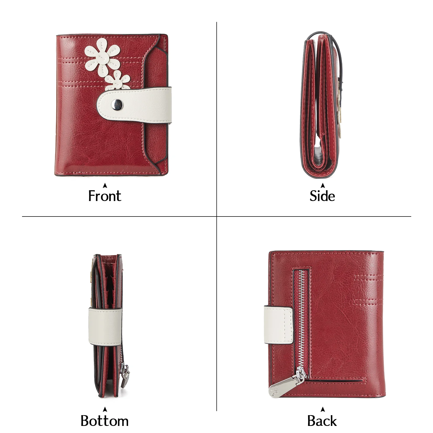 Lnna Hand Tooled Leather Wallet - Genuine Leather - Image 135