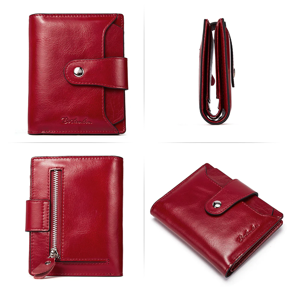 Lnna Hand Tooled Leather Wallet - Genuine Leather - Image 7