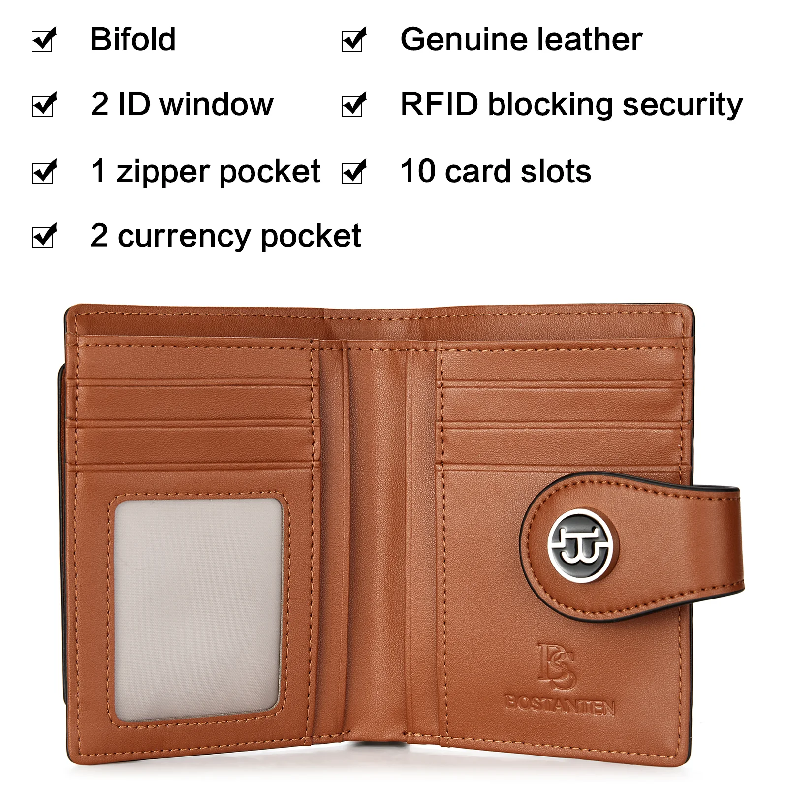 Lnna Hand Tooled Leather Wallet - Genuine Leather - Image 164