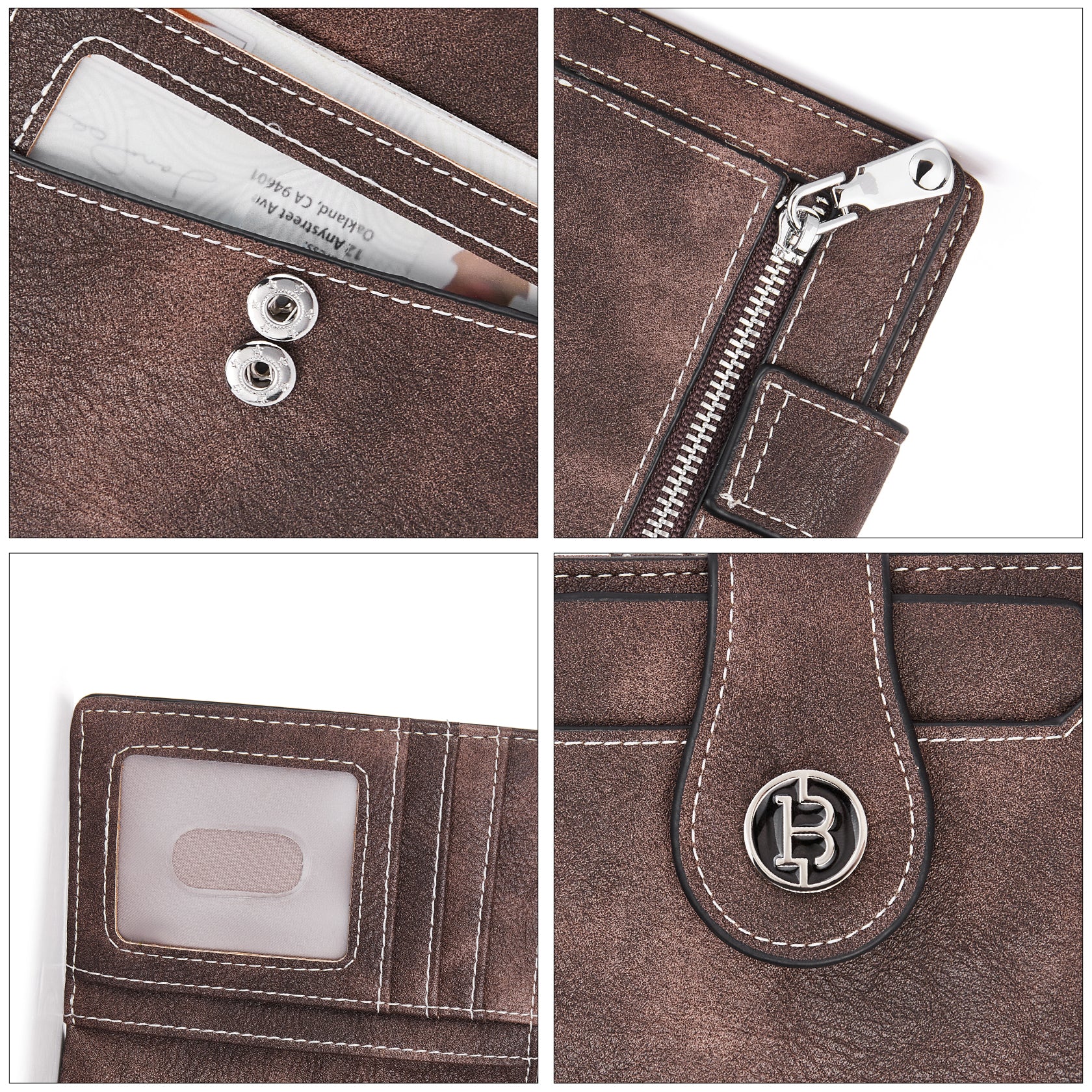 Lnna Hand Tooled Leather Wallet - Genuine Leather - Image 177