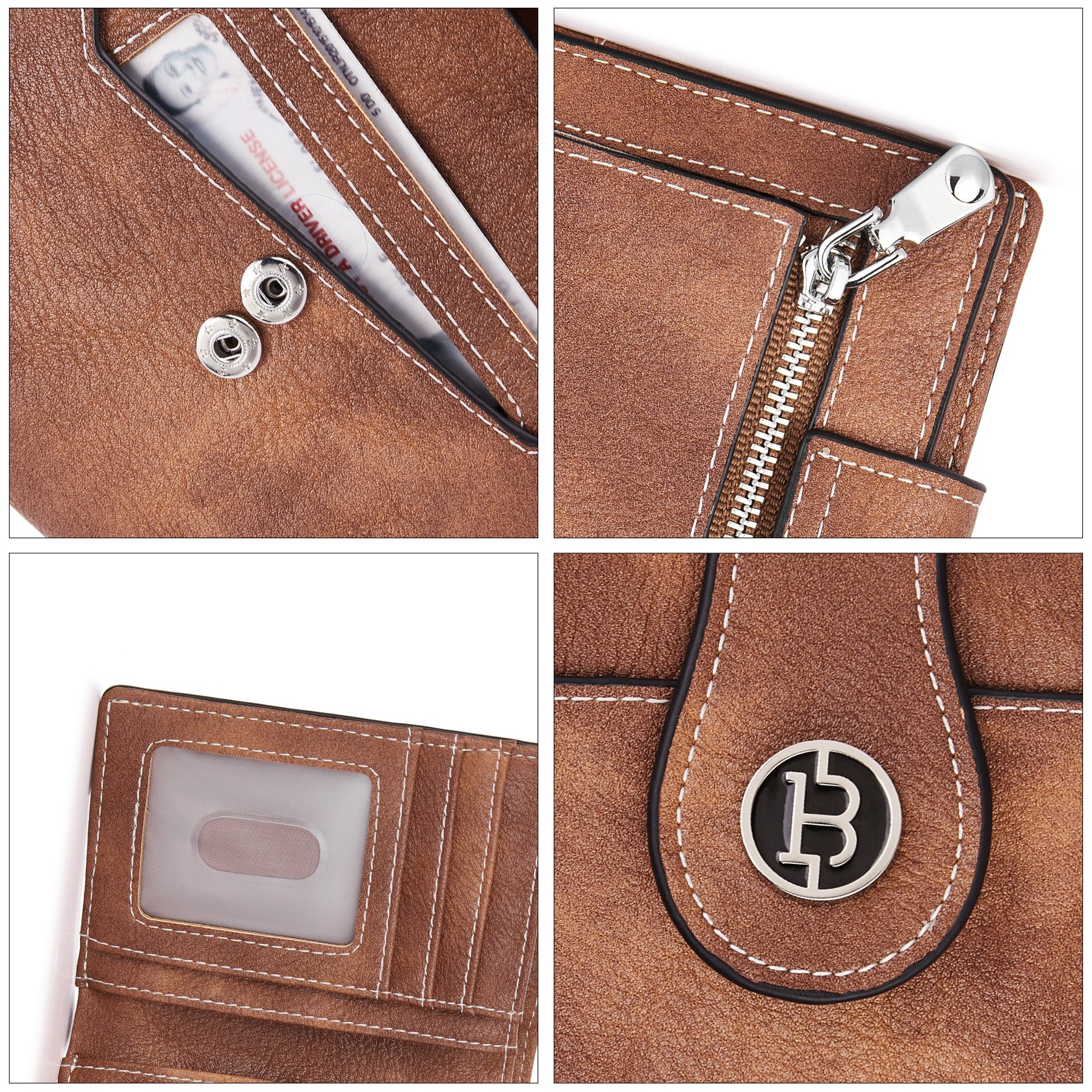 Lnna Hand Tooled Leather Wallet - Genuine Leather - Image 184
