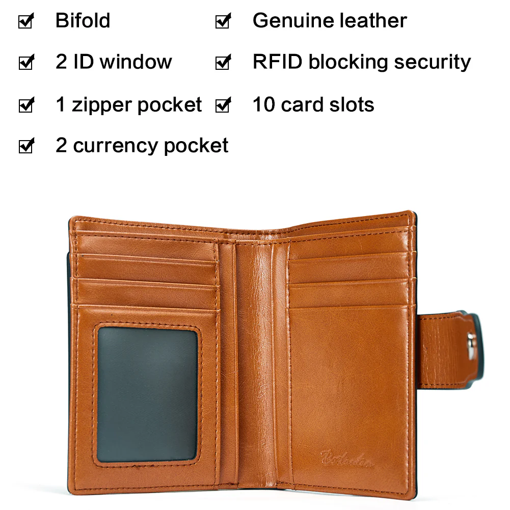 Lnna Hand Tooled Leather Wallet - Genuine Leather - Image 24
