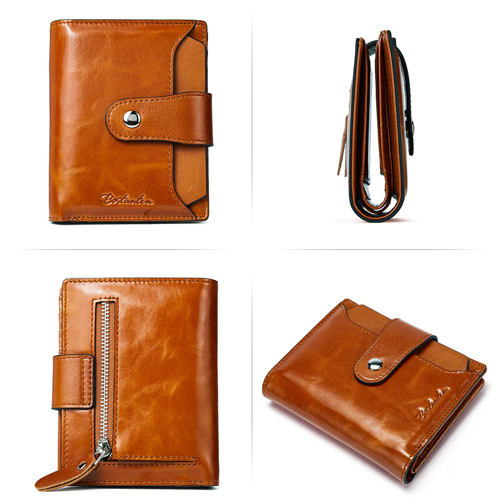 Lnna Hand Tooled Leather Wallet - Genuine Leather - Image 25